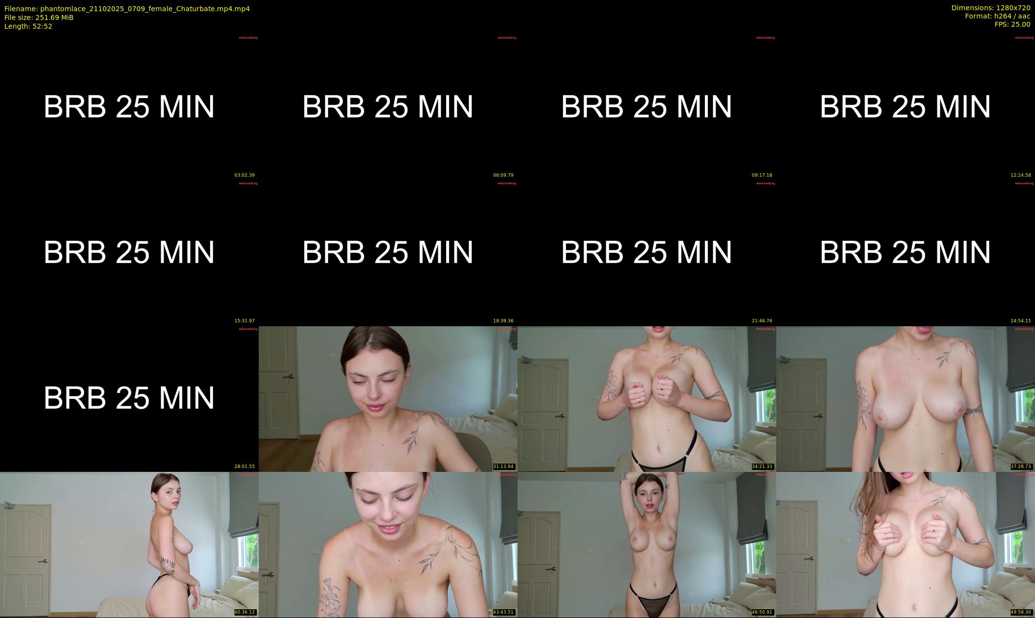 phantomlace — 53 minute Chaturbate female cam show recording, 720p, Oct 21, 2025