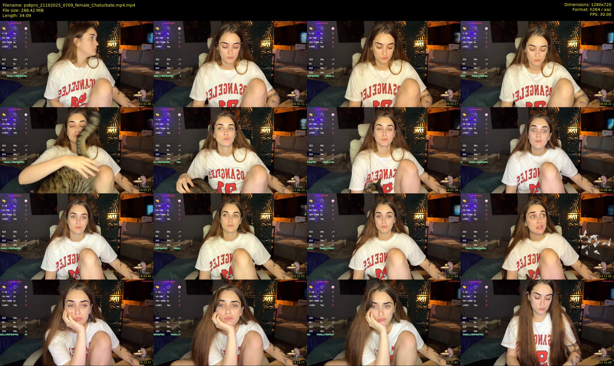 ps6pro — 35 minute Chaturbate female cam show recording, 720p, Oct 21, 2025