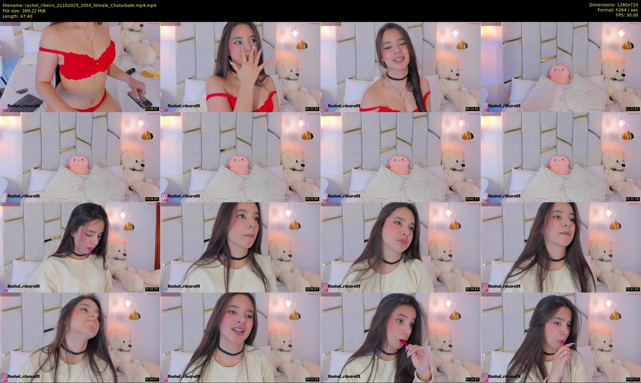 rachel_ribeiro — 48 minute Chaturbate female cam show recording, 720p, Oct 21, 2025