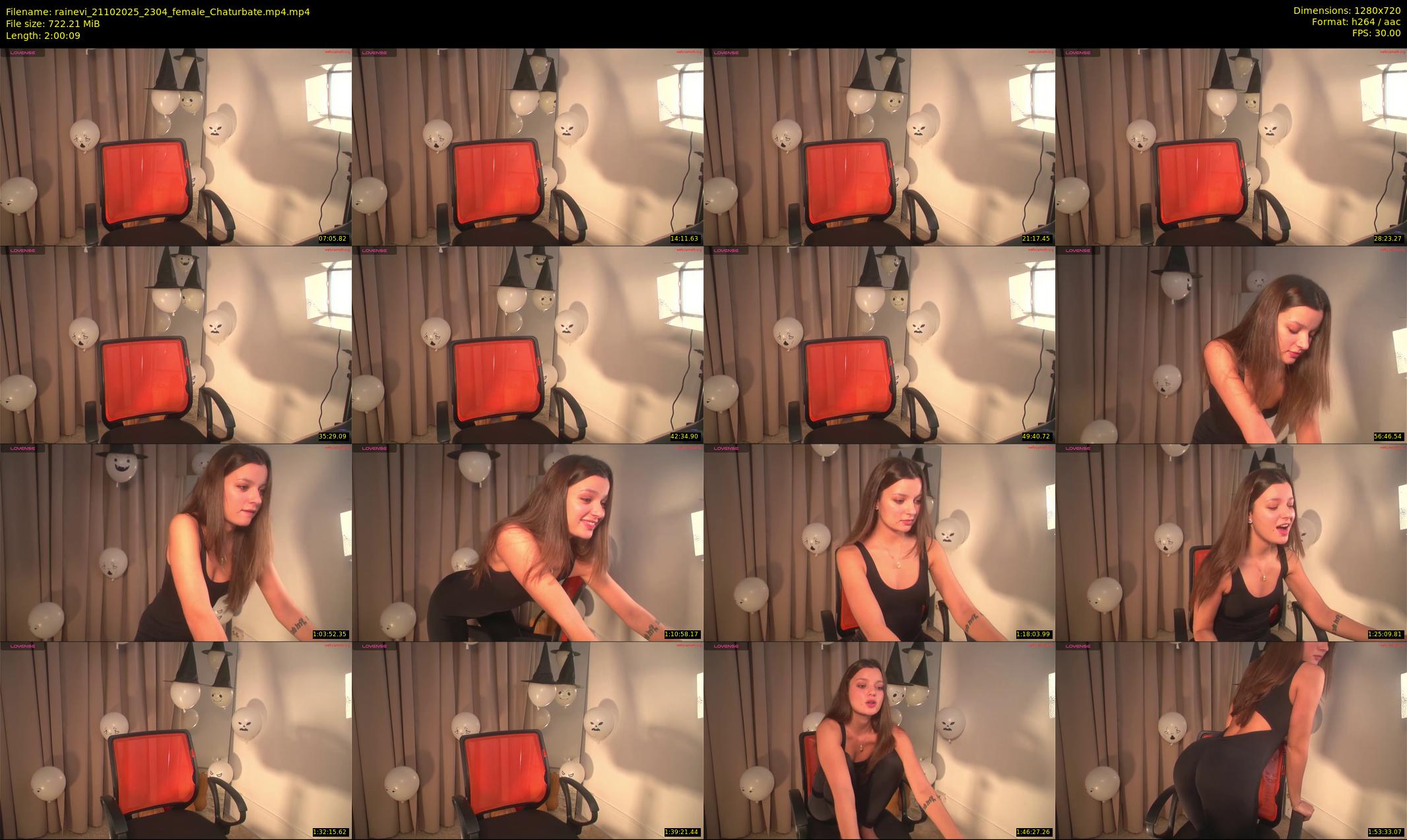 rainevi — 121 minute Chaturbate female cam show recording, 720p, Oct 21, 2025