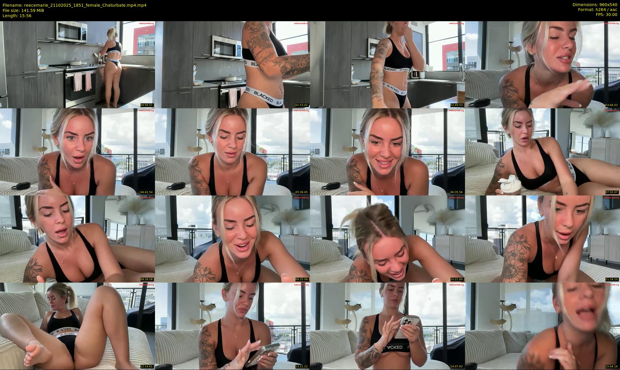 reecemarie — 16 minute Chaturbate female cam show recording, 480p, Oct 21, 2025