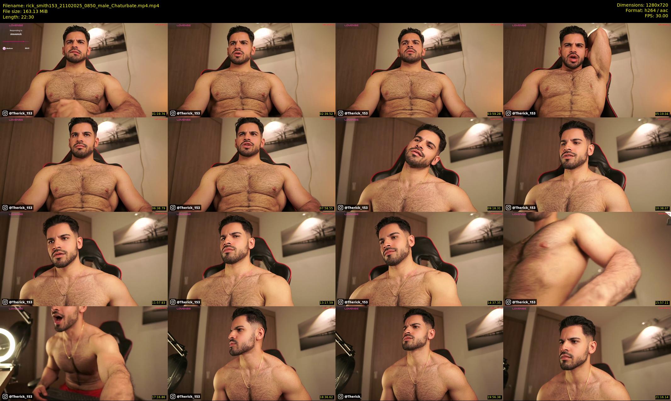 rick_smith153 — 23 minute Chaturbate male cam show recording, 720p, Oct 21, 2025