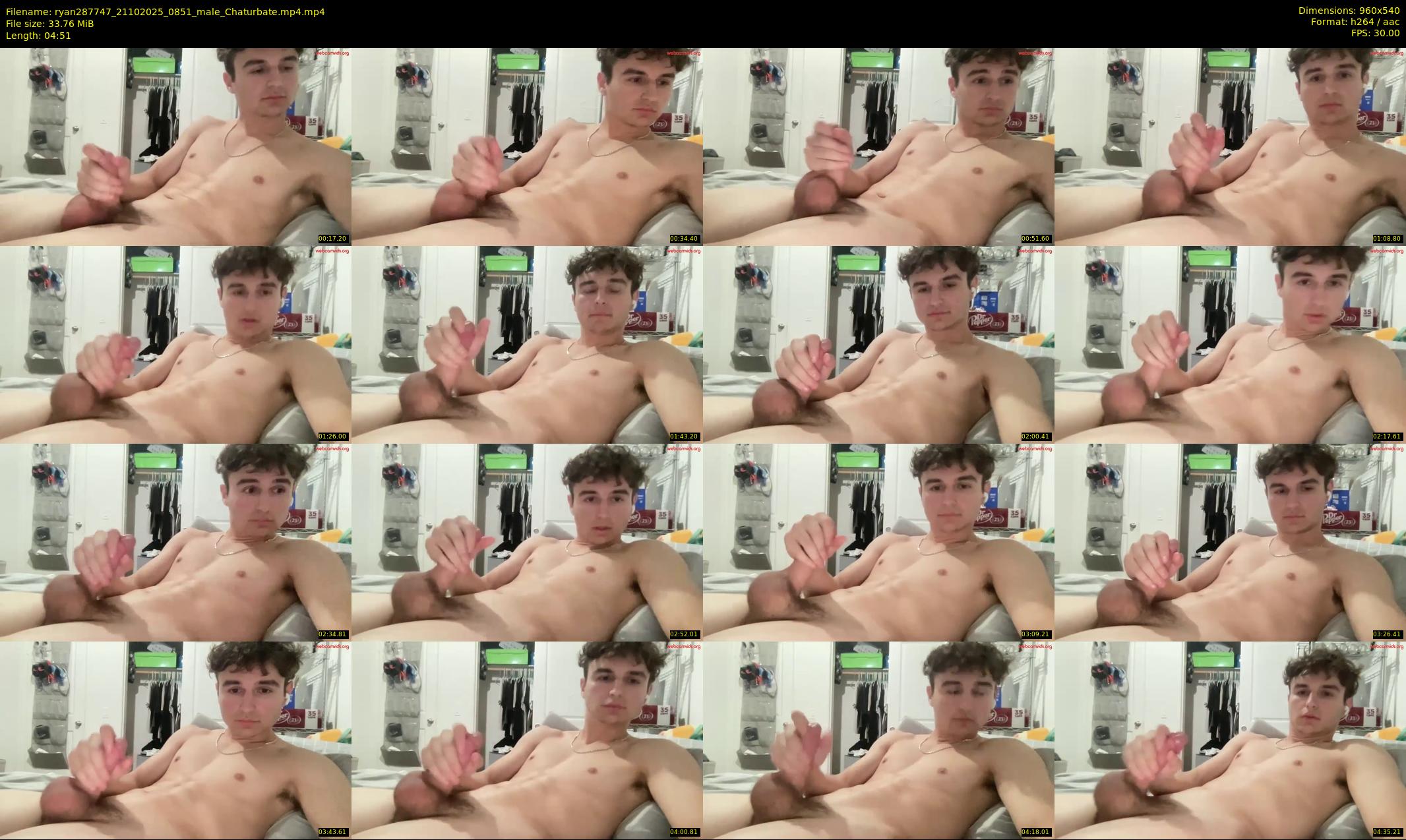 ryan287747 — 5 minute Chaturbate male cam show recording, 480p, Oct 21, 2025