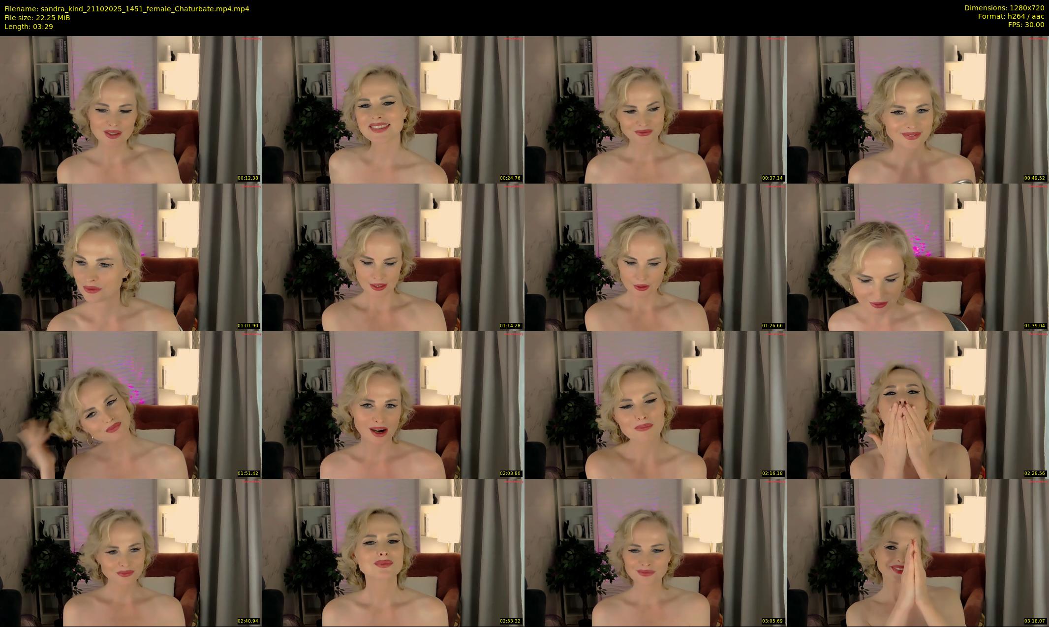 sandra_kind — 4 minute Chaturbate female cam show recording, 720p, Oct 21, 2025