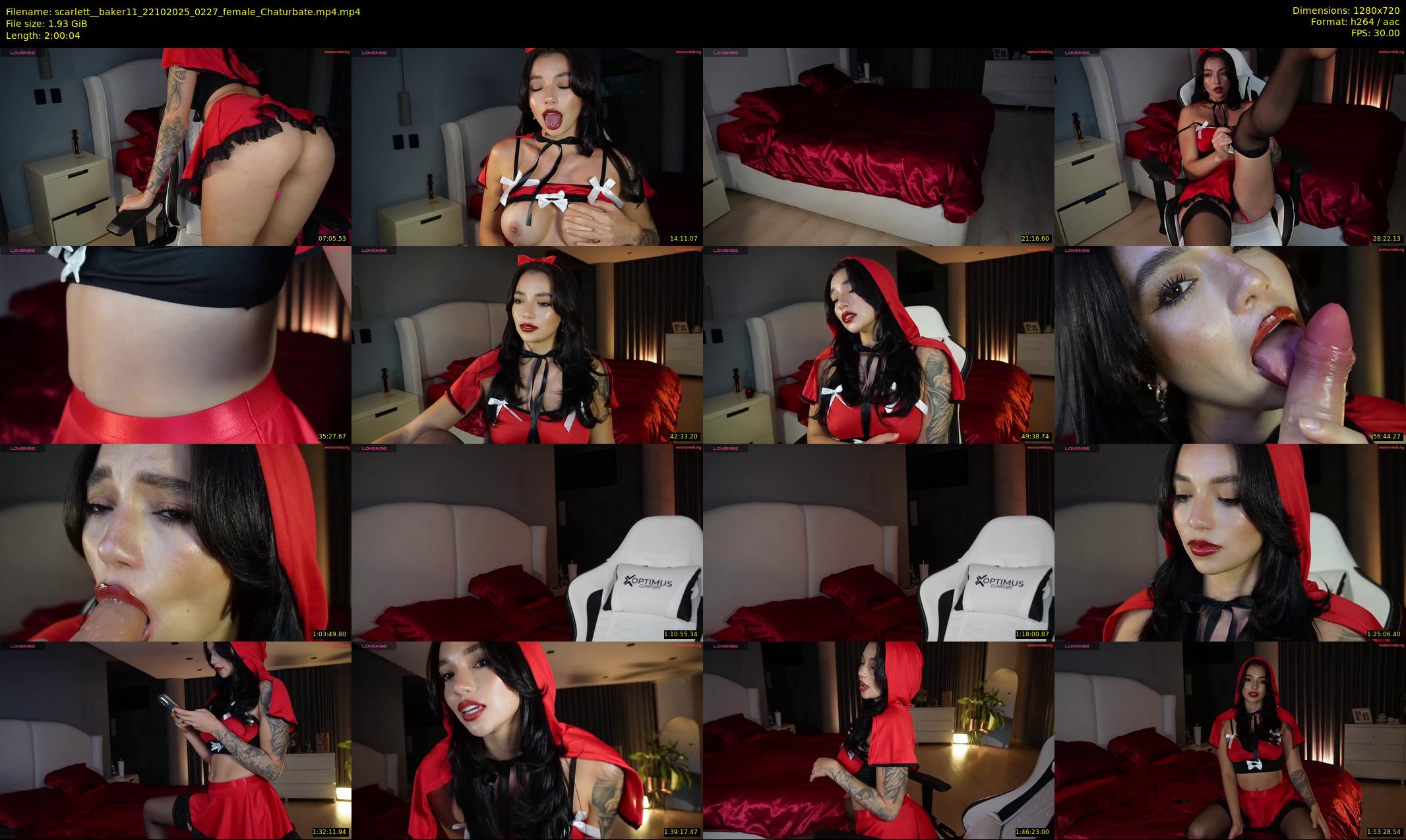 scarlett__baker11 — 121 minute Chaturbate female cam show recording, 720p, Oct 22, 2025