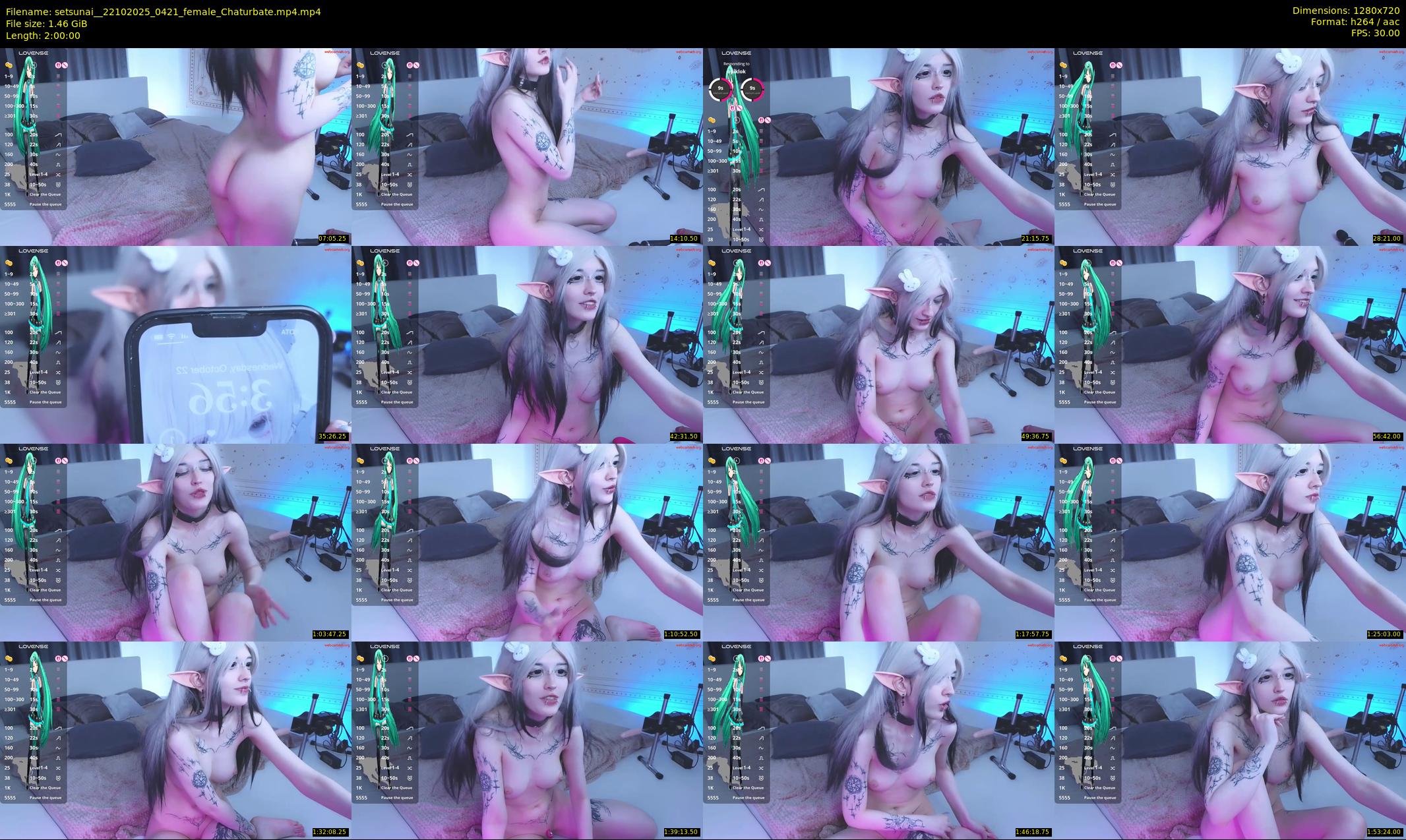 setsunai_ — 120 minute Chaturbate female cam show recording, 720p, Oct 22, 2025