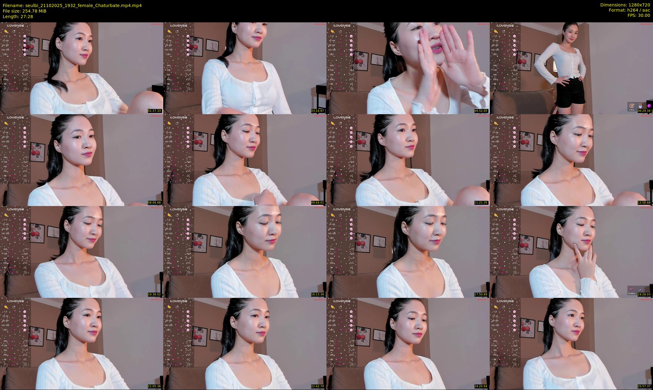 seulbi — 28 minute Chaturbate female cam show recording, 720p, Oct 21, 2025
