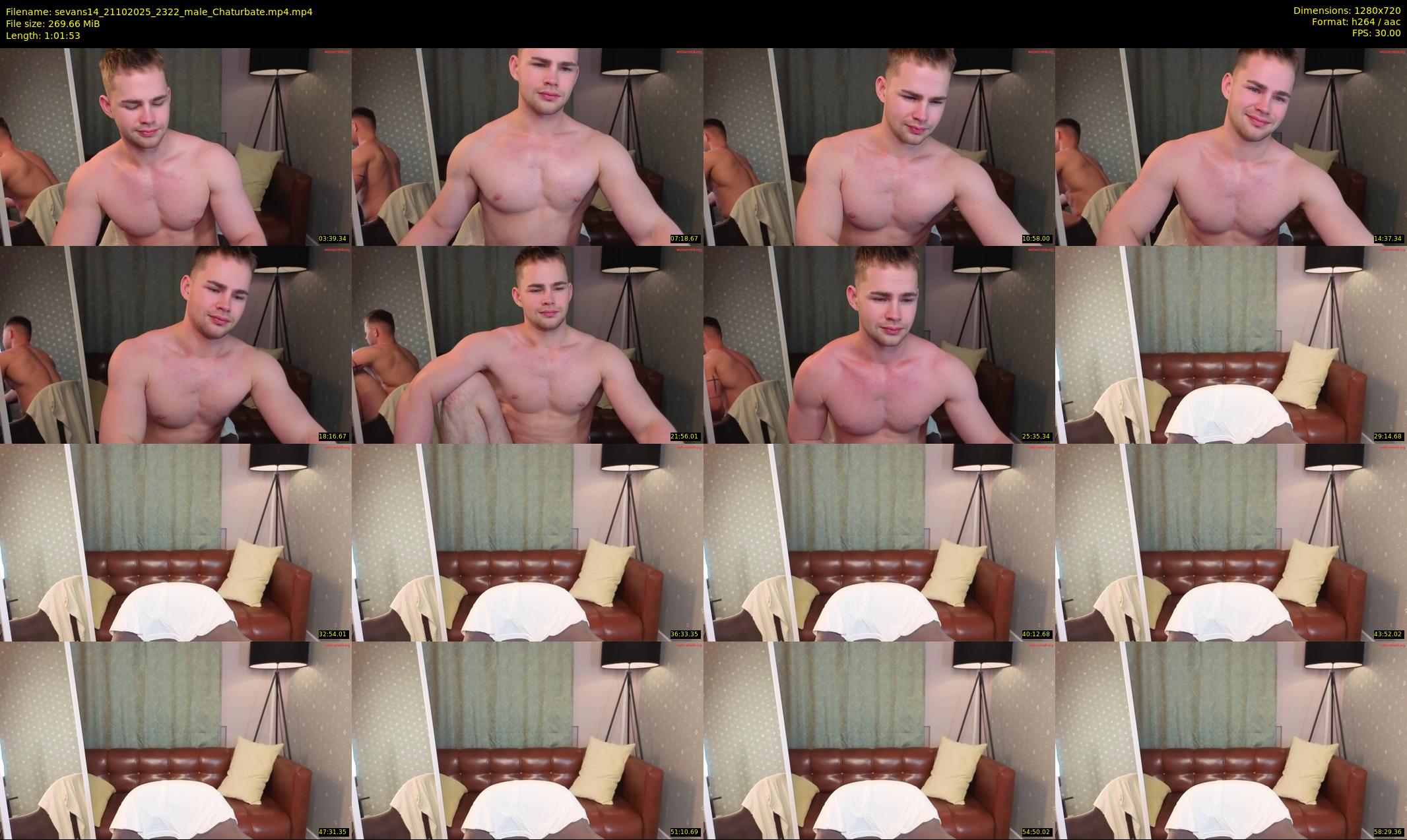 sevans14 — 62 minute Chaturbate male cam show recording, 720p, Oct 21, 2025