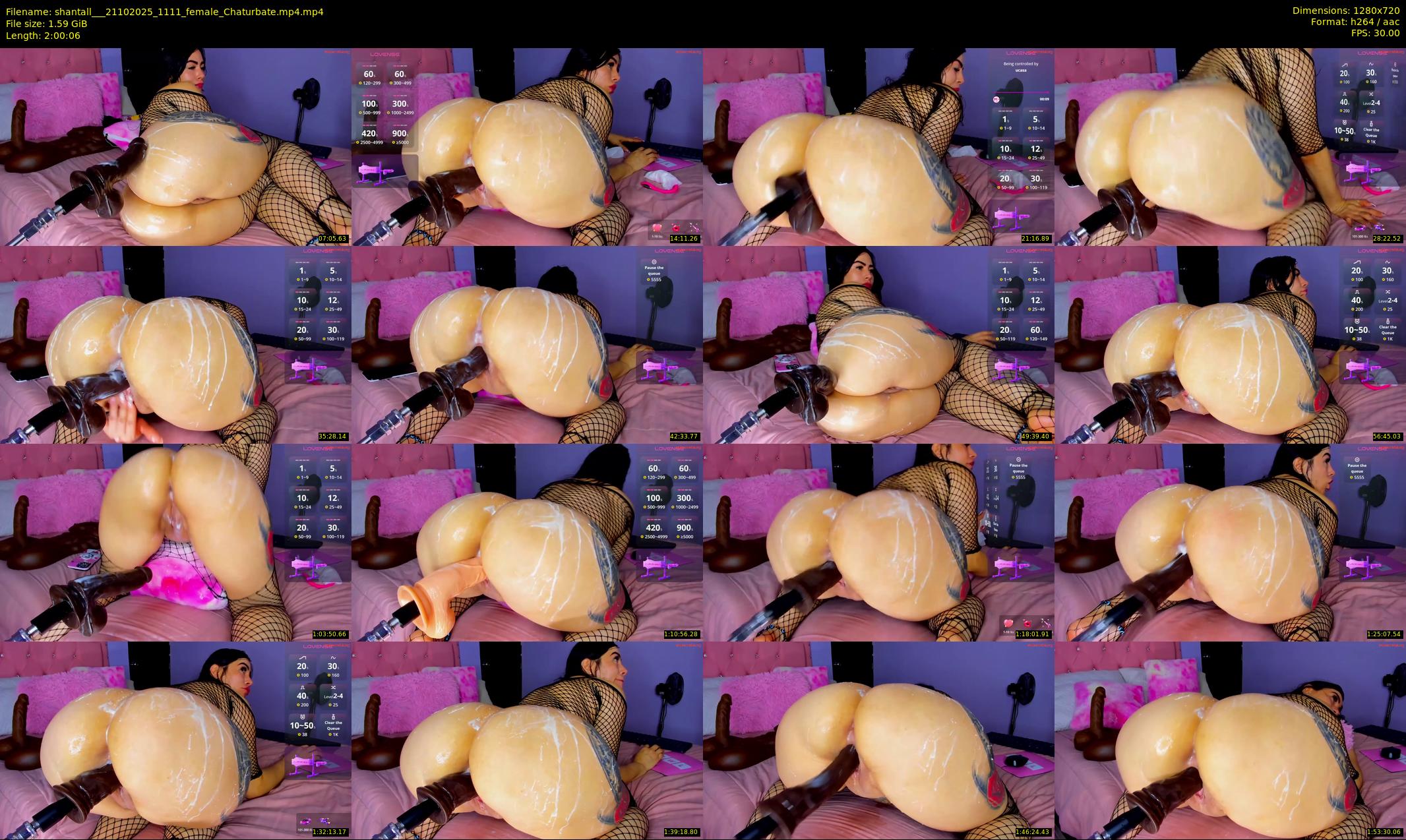 shantall__ — 121 minute Chaturbate female cam show recording, 720p, Oct 21, 2025
