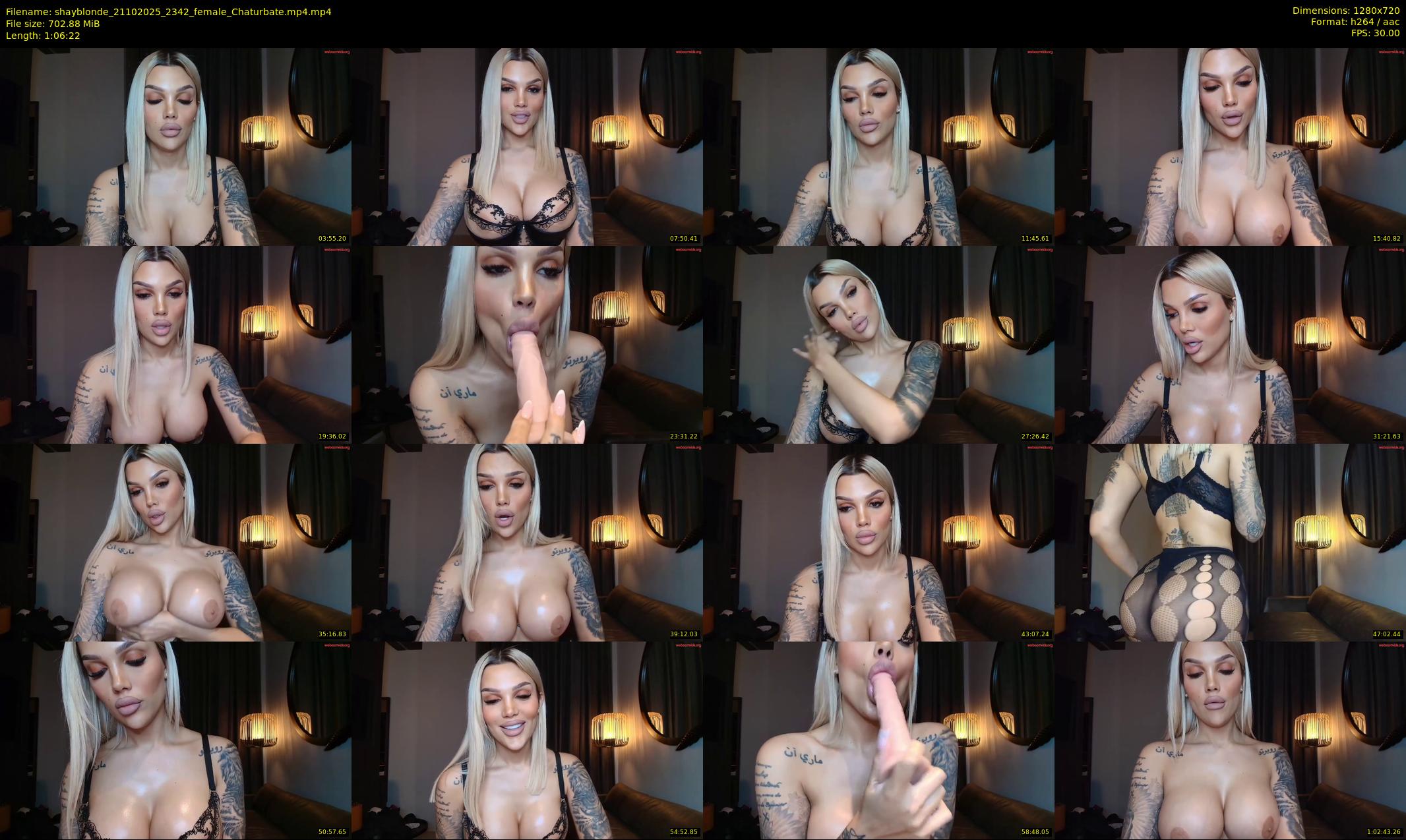 shayblonde — 67 minute Chaturbate female cam show recording, 720p, Oct 21, 2025