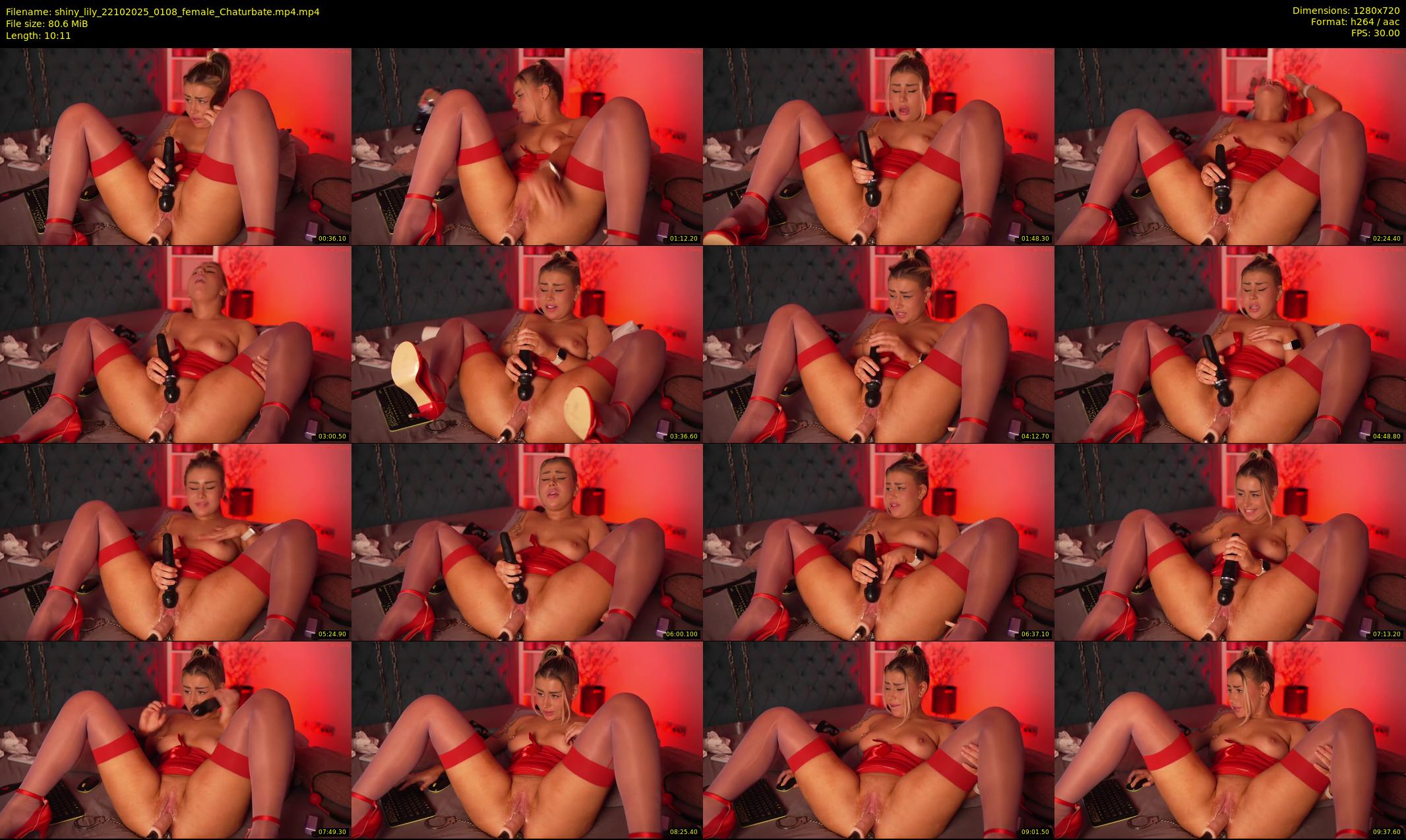 shiny_lily — 11 minute Chaturbate female cam show recording, 720p, Oct 22, 2025