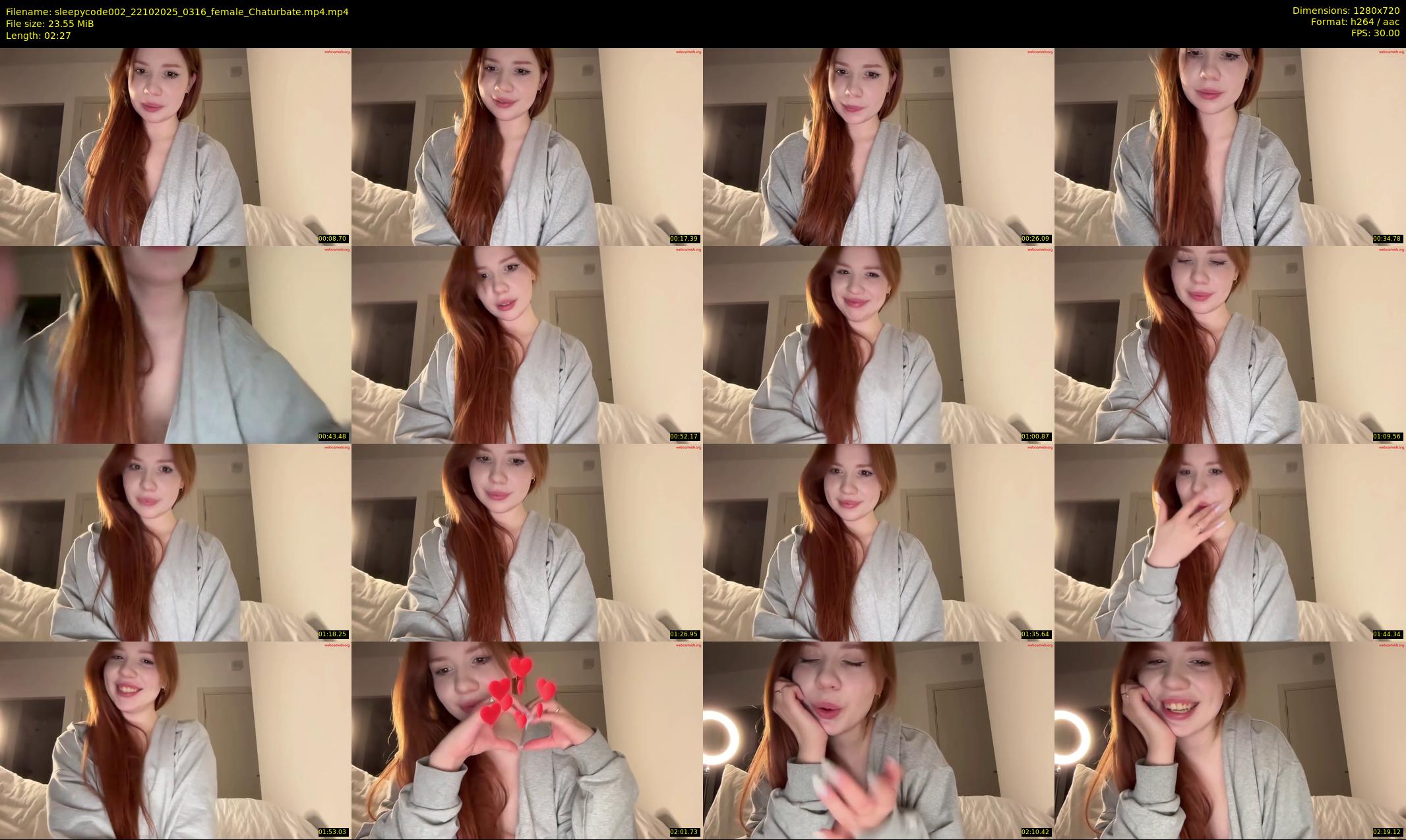 sleepycode002 — 3 minute Chaturbate female cam show recording, 720p, Oct 22, 2025