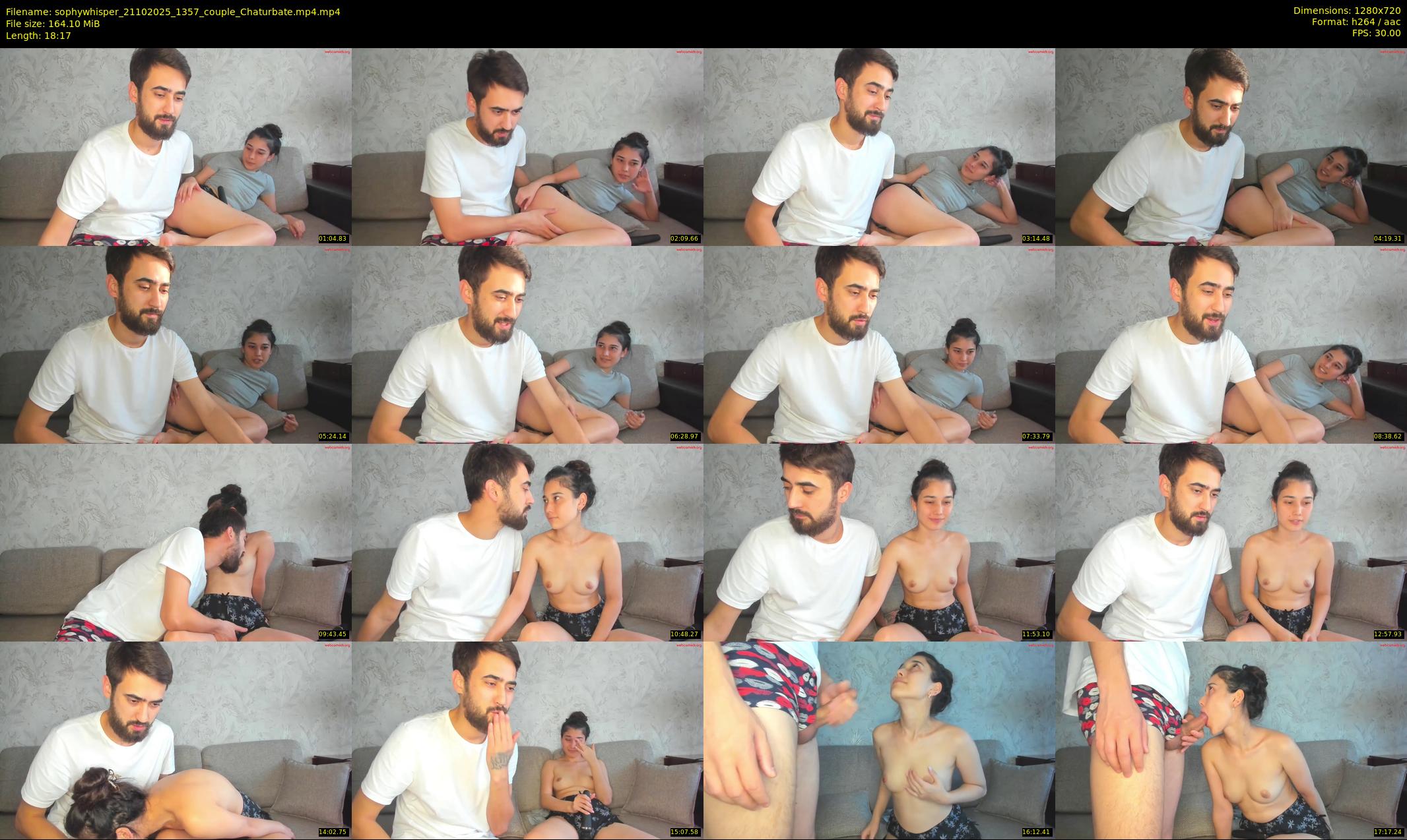 sophywhisper — 19 minute Chaturbate couple cam show recording, 720p, Oct 21, 2025
