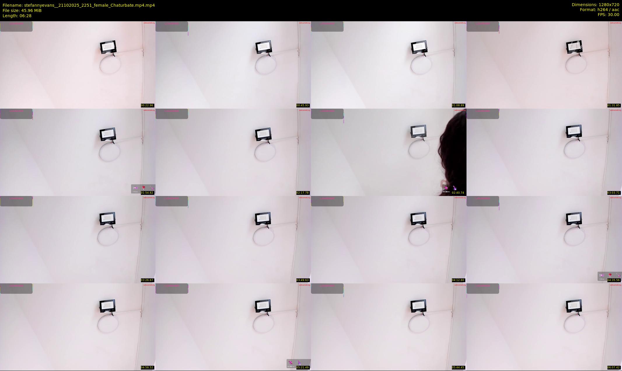 stefannyevans_ — 7 minute Chaturbate female cam show recording, 720p, Oct 21, 2025