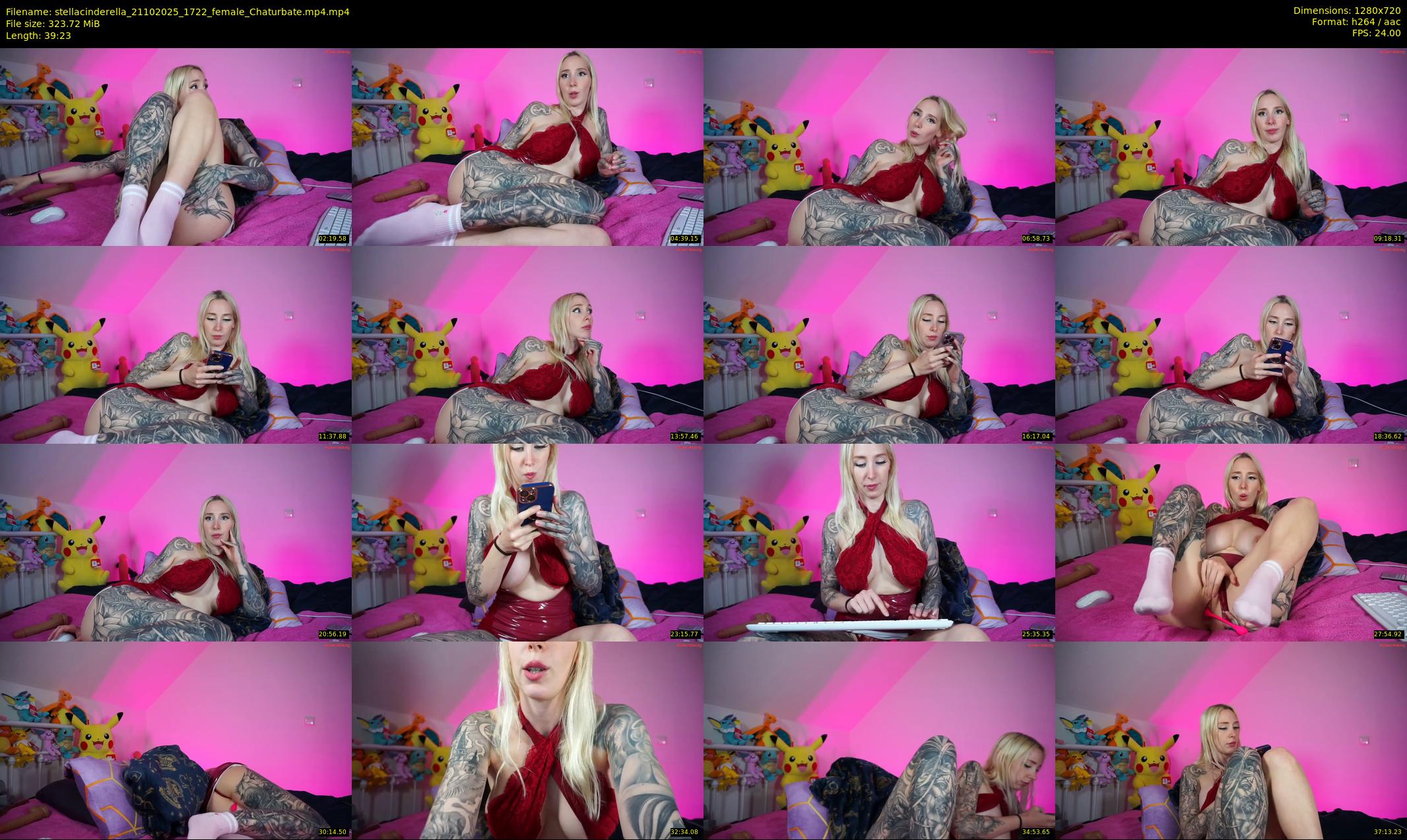stellacinderella — 40 minute Chaturbate female cam show recording, 720p, Oct 21, 2025