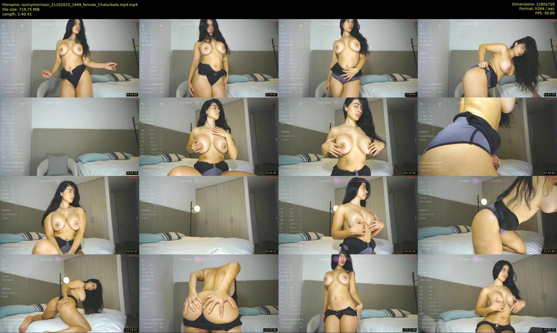 sunnymorrison — 101 minute Chaturbate female cam show recording, 720p, Oct 21, 2025