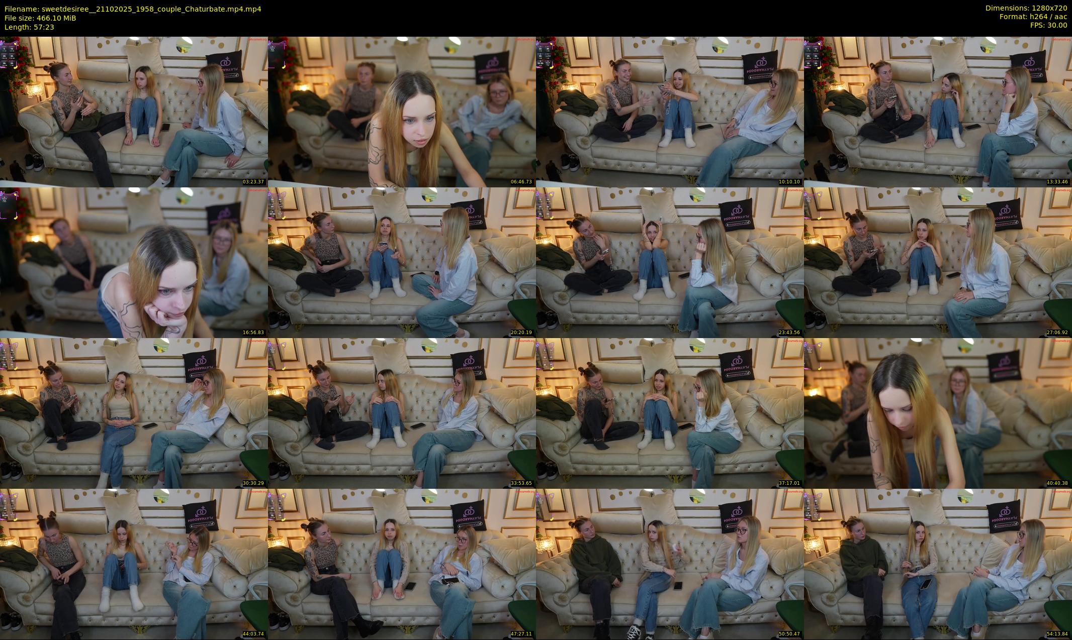 sweetdesiree_ — 58 minute Chaturbate couple cam show recording, 720p, Oct 21, 2025