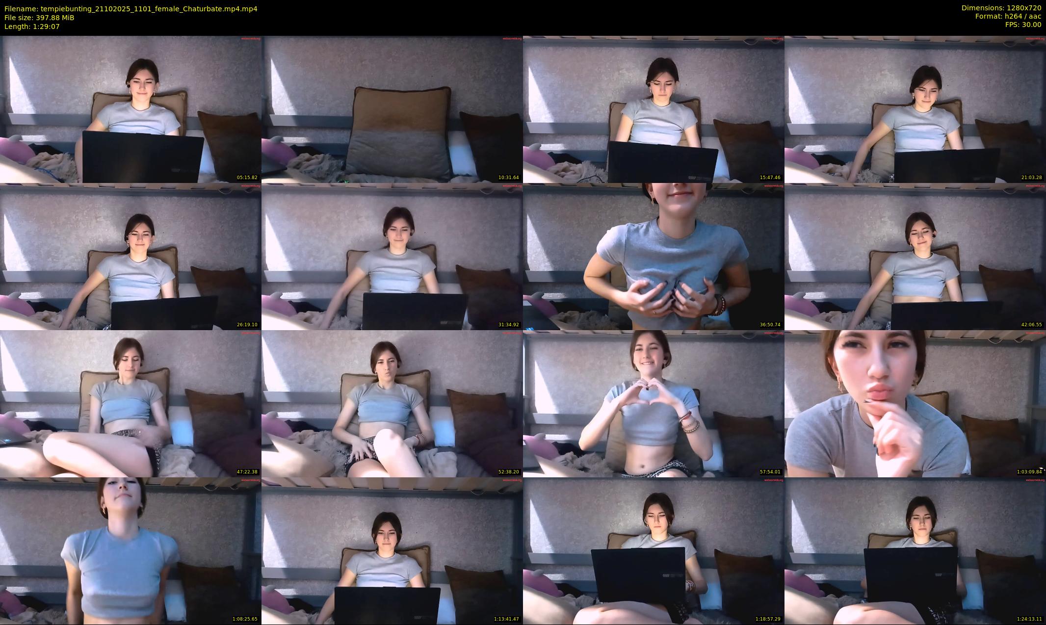 tempiebunting — 90 minute Chaturbate female cam show recording, 720p, Oct 21, 2025