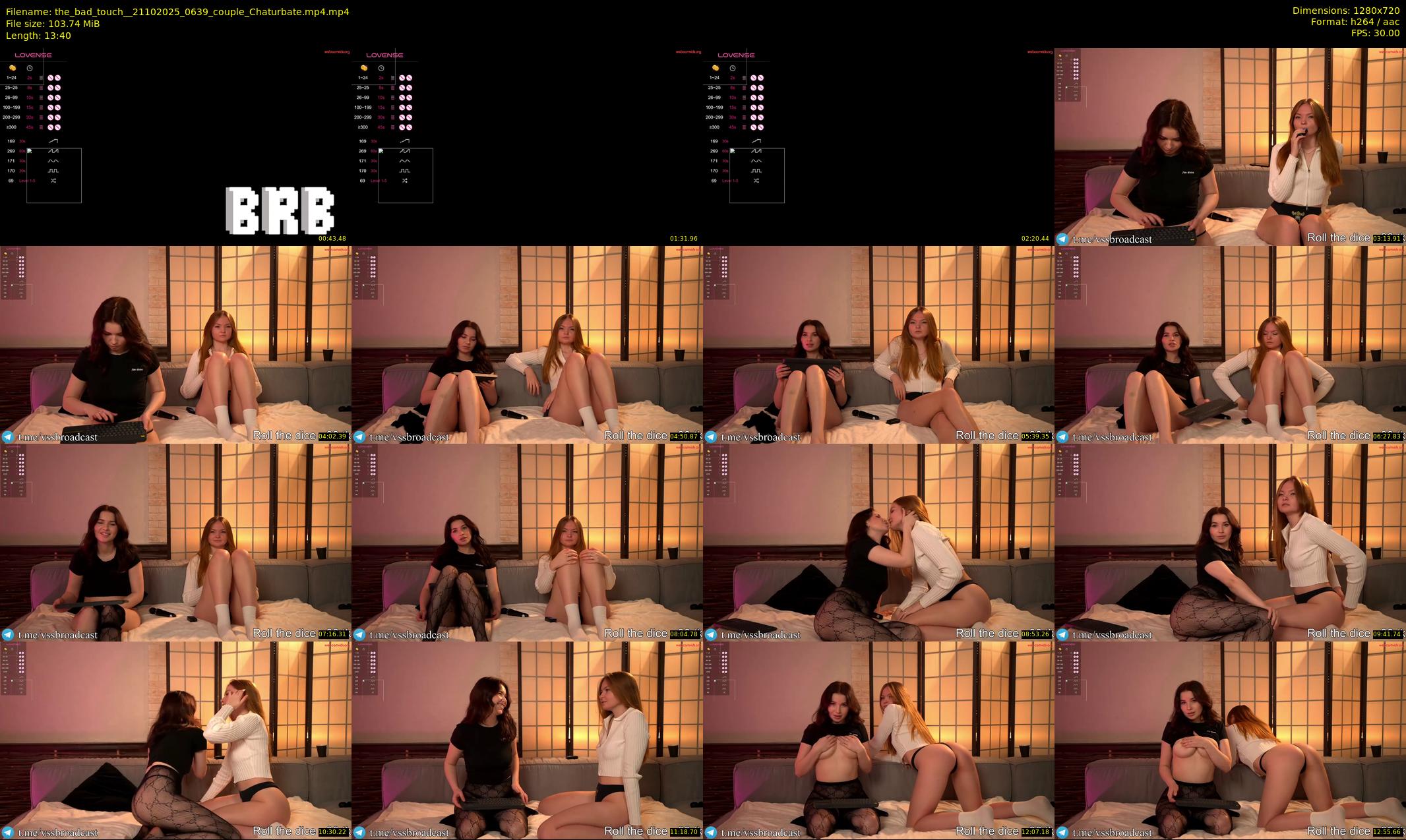 the_bad_touch_ — 14 minute Chaturbate couple cam show recording, 720p, Oct 21, 2025
