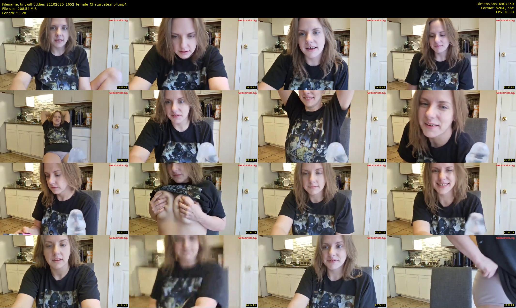 tinywithtiddies — 54 minute Chaturbate female cam show recording, 360p, Oct 21, 2025