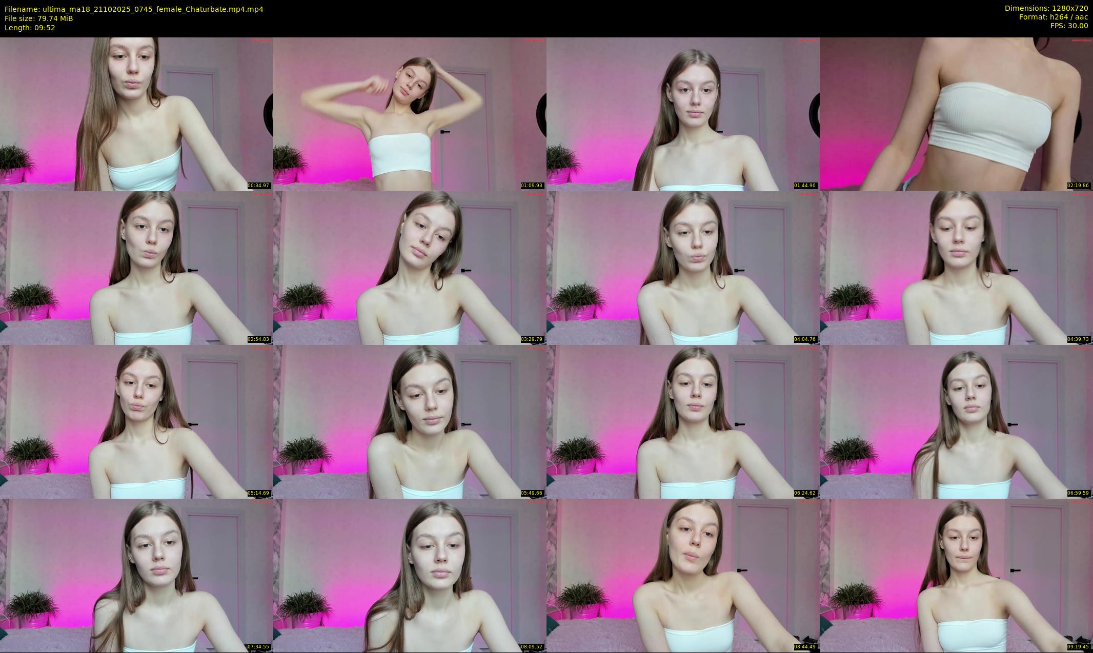 ultima_ma18 — 10 minute Chaturbate female cam show recording, 720p, Oct 21, 2025