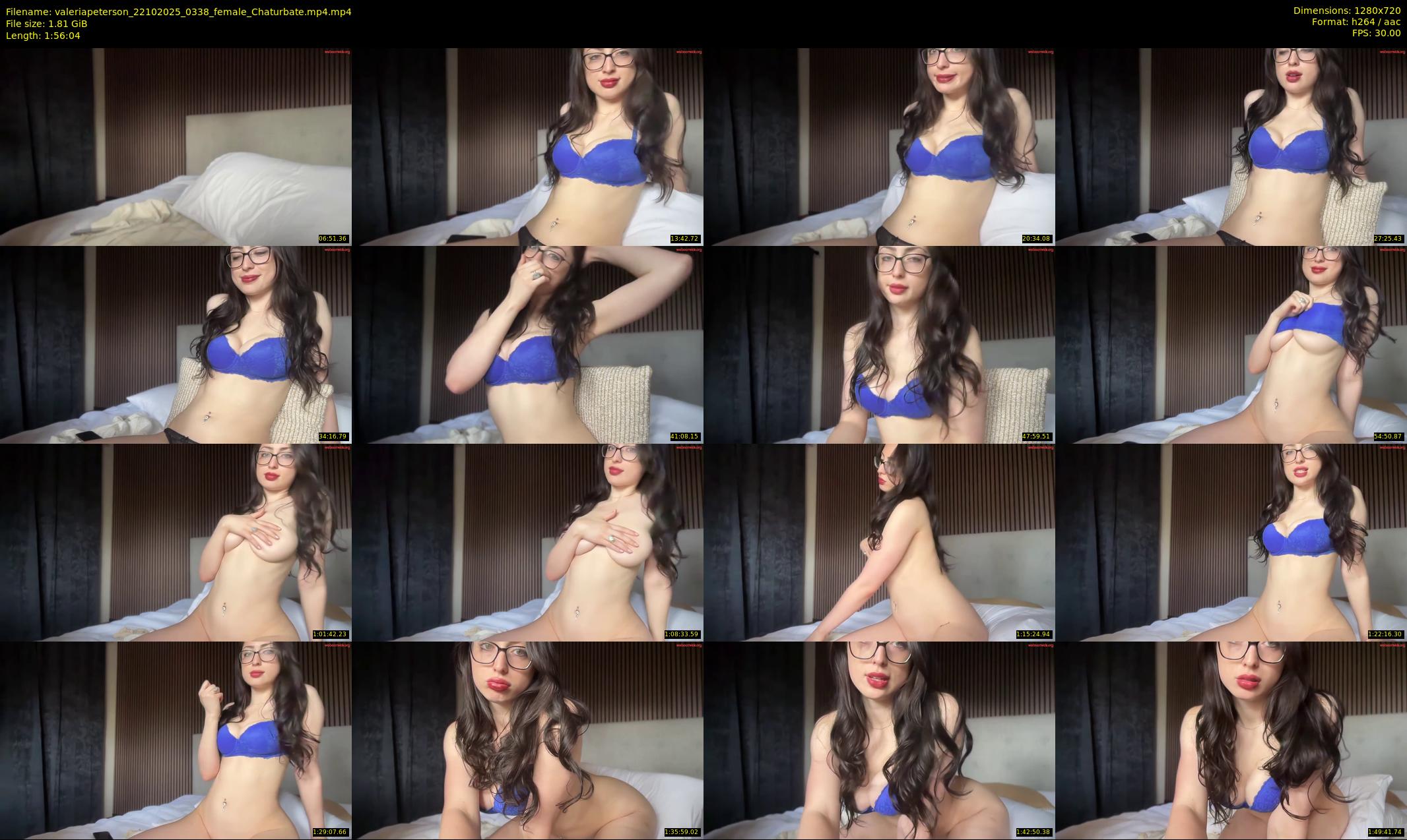 valeriapeterson — 117 minute Chaturbate female cam show recording, 720p, Oct 22, 2025