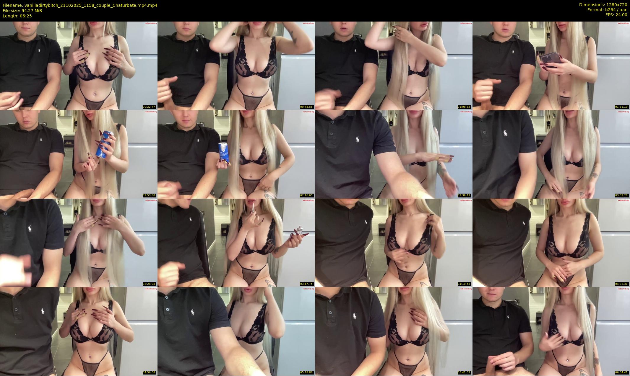 vanilladirtybitch — 7 minute Chaturbate couple cam show recording, 720p, Oct 21, 2025