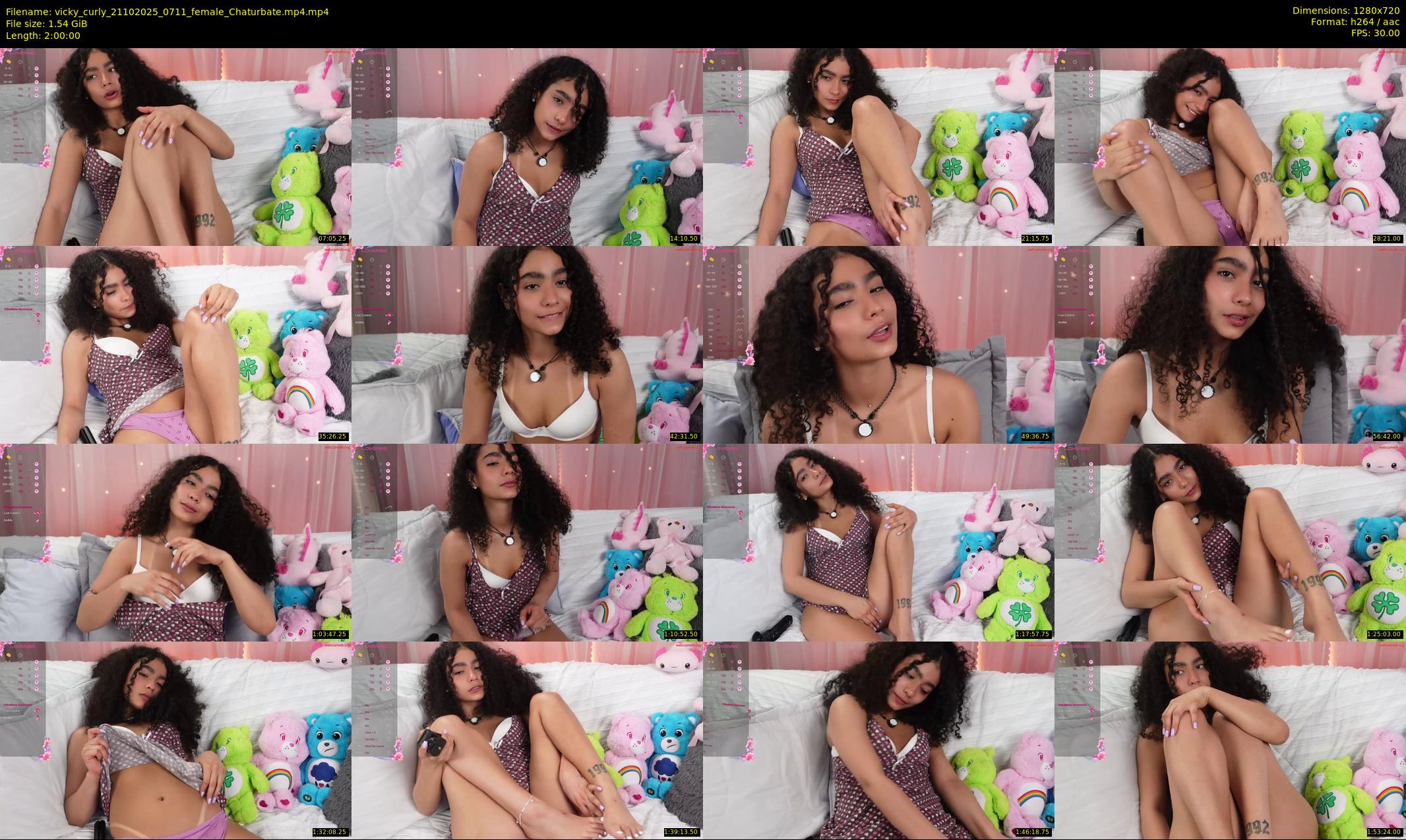 vicky_curly — 120 minute Chaturbate female cam show recording, 720p, Oct 21, 2025