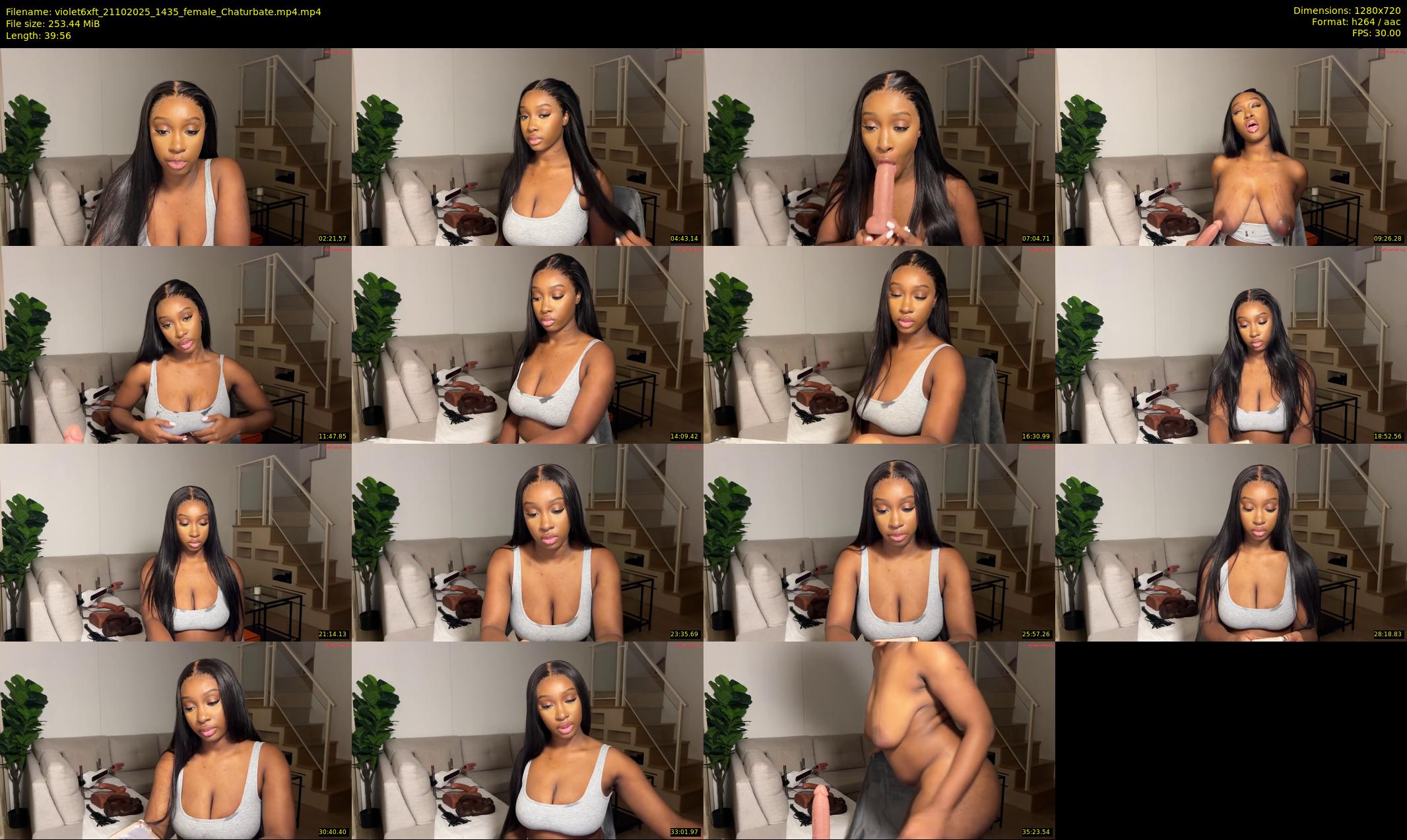 violet6xft — 40 minute Chaturbate female cam show recording, 720p, Oct 21, 2025