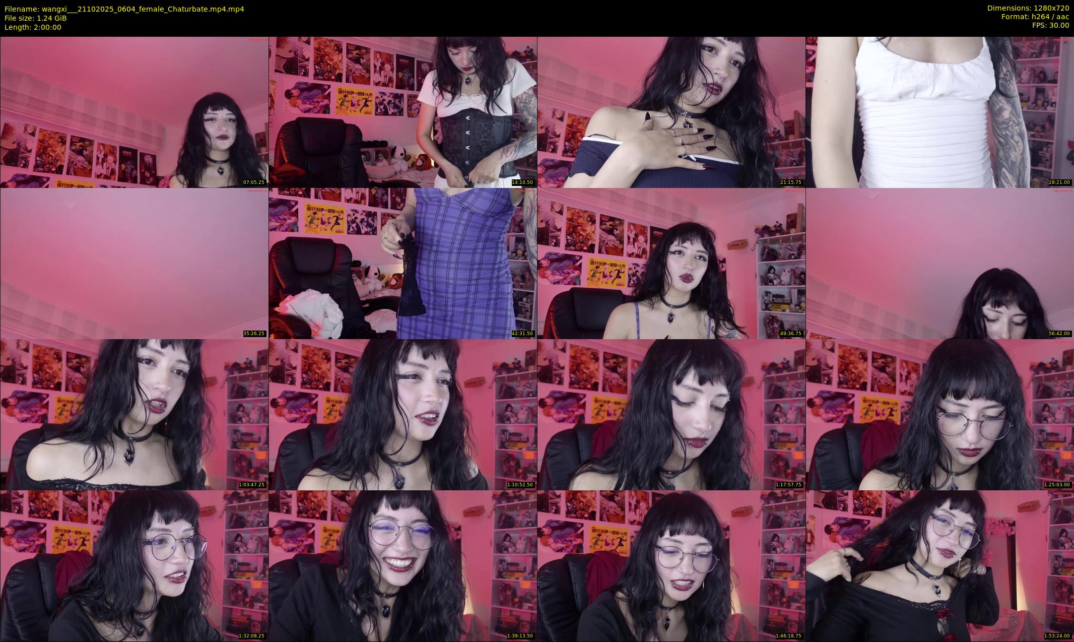 wangxi__ — 120 minute Chaturbate female cam show recording, 720p, Oct 21, 2025
