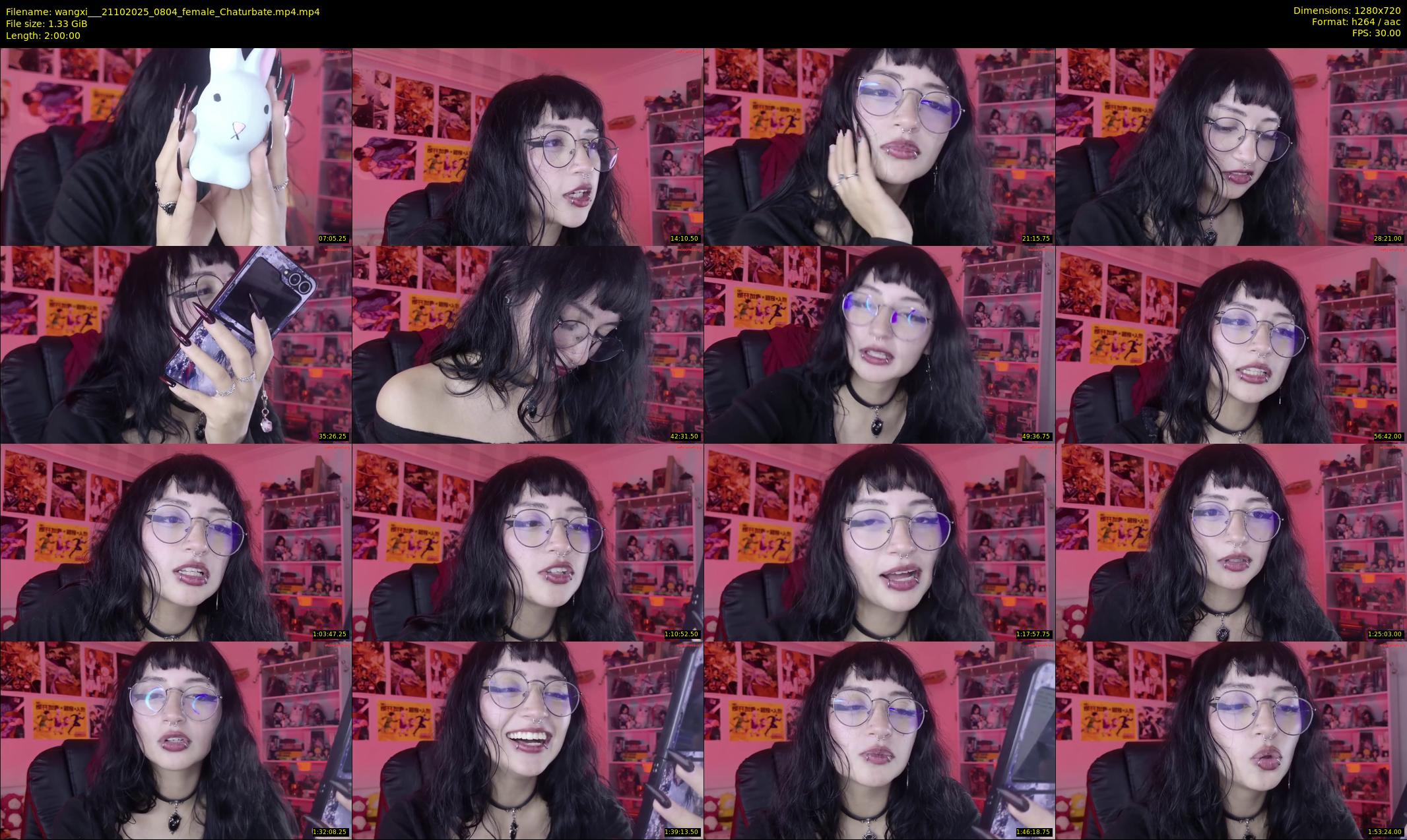 wangxi__ — 120 minute Chaturbate female cam show recording, 720p, Oct 21, 2025