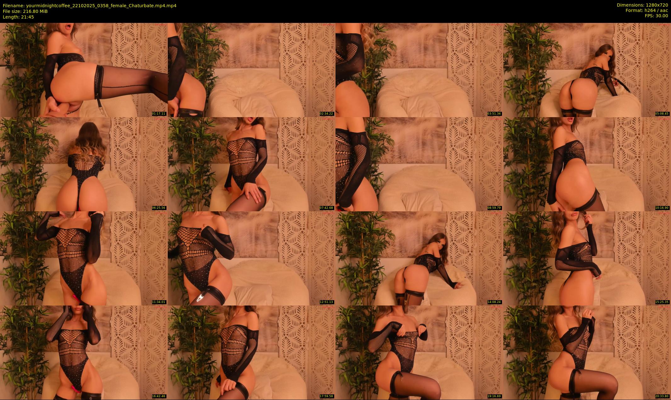yourmidnightcoffee — 22 minute Chaturbate female cam show recording, 720p, Oct 22, 2025