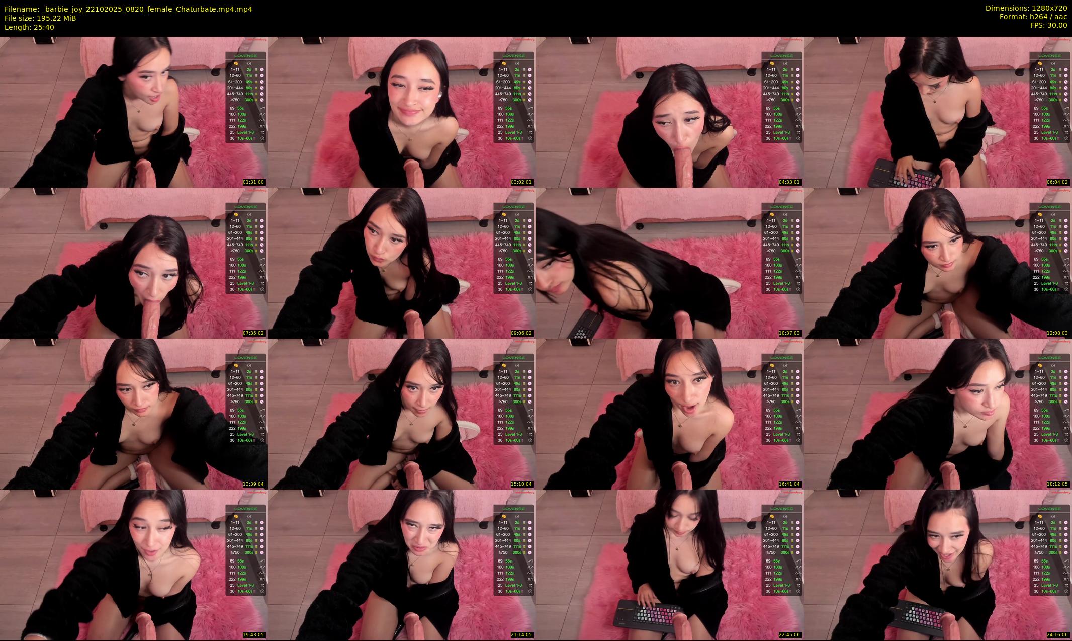 _barbie_joy — 26 minute Chaturbate female cam show recording, 720p, Oct 22, 2025