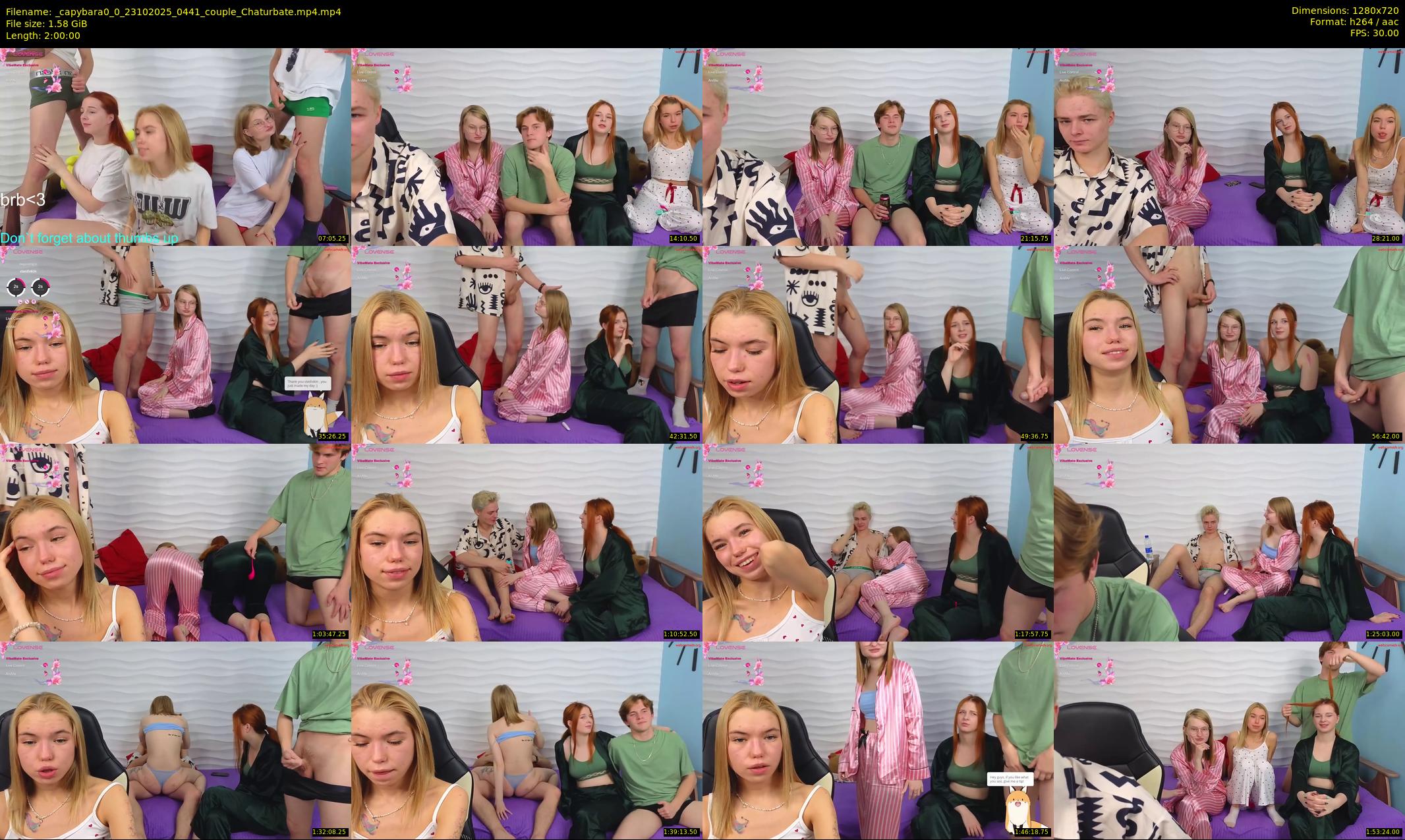 _capybara0_0 — 120 minute Chaturbate couple cam show recording, 720p, Oct 23, 2025