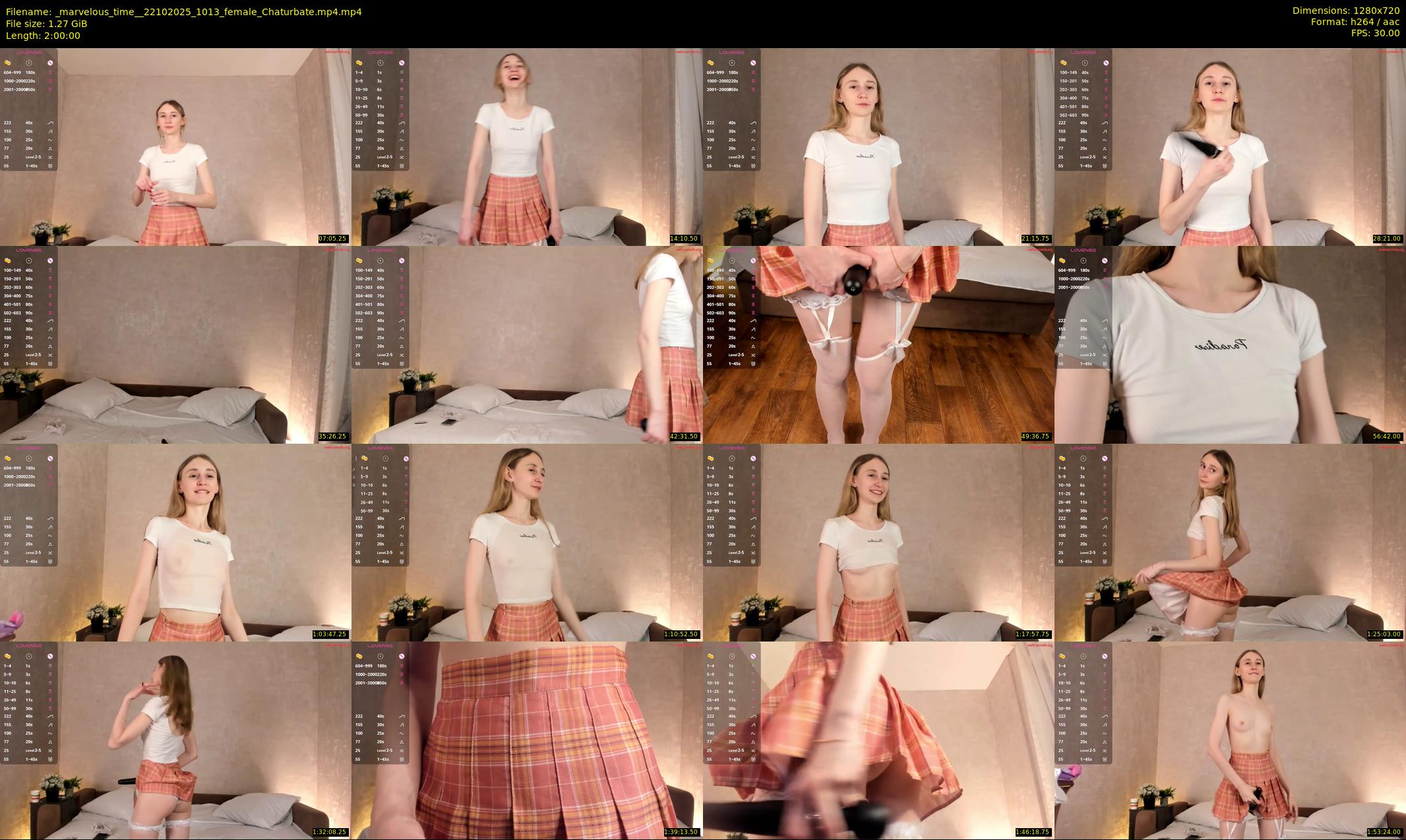 _marvelous_time_ — 120 minute Chaturbate female cam show recording, 720p, Oct 22, 2025