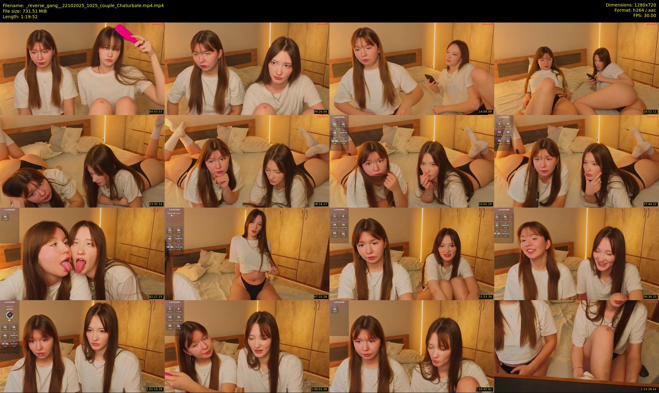 _reverse_gang_ — 80 minute Chaturbate couple cam show recording, 720p, Oct 22, 2025