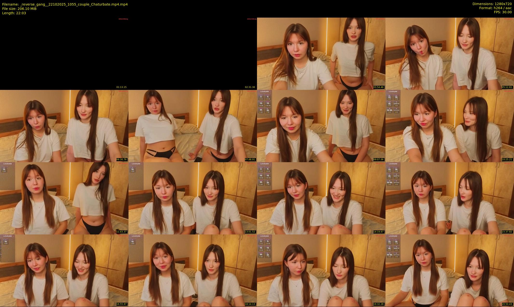 _reverse_gang_ — 23 minute Chaturbate couple cam show recording, 720p, Oct 22, 2025