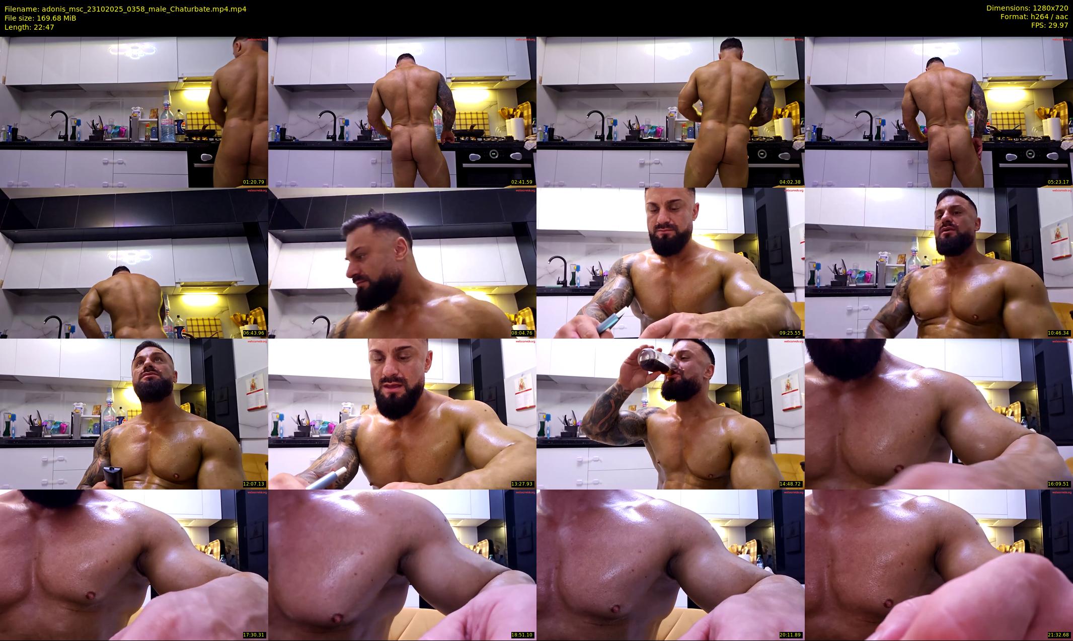 adonis_msc — 23 minute Chaturbate male cam show recording, 720p, Oct 23, 2025