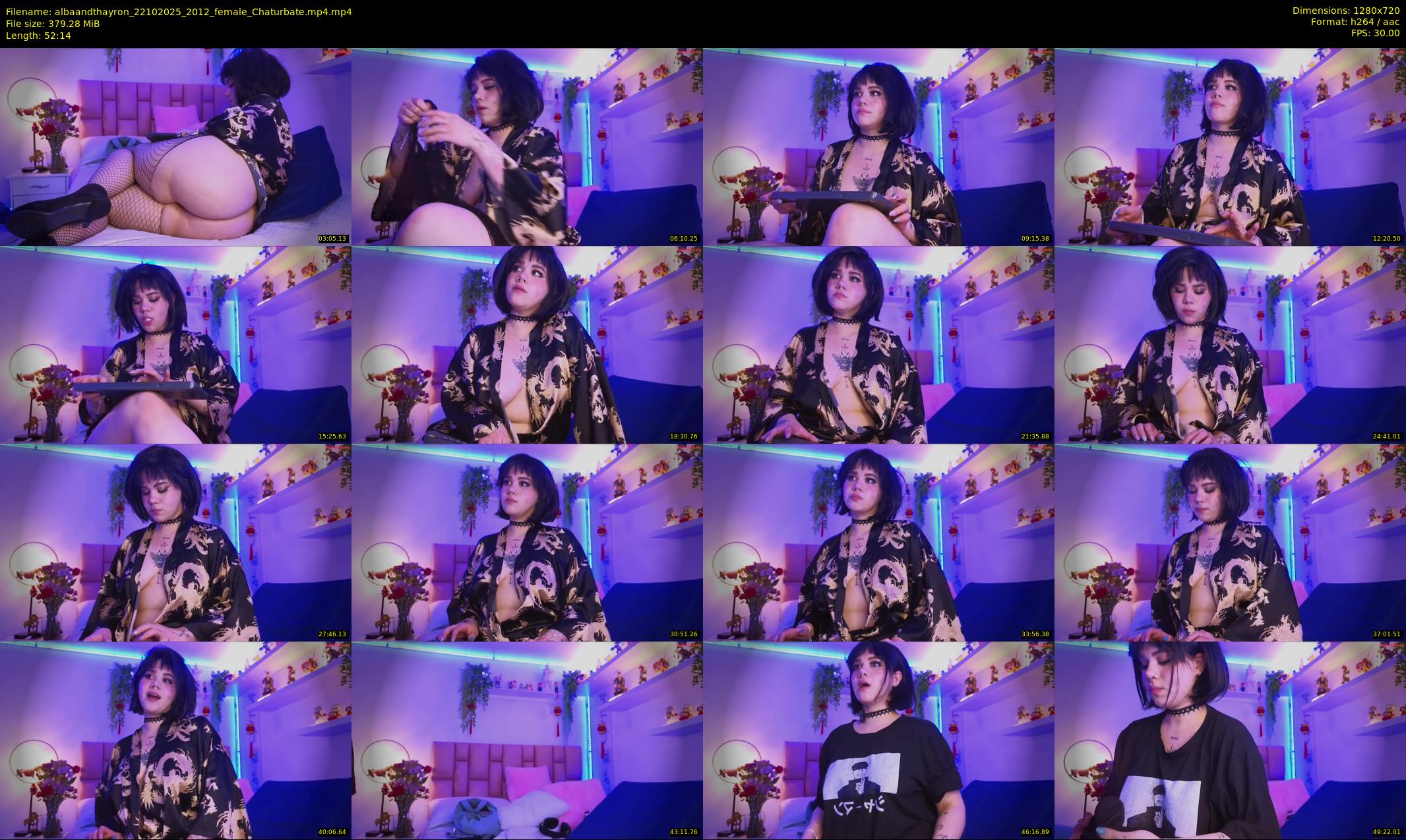 albaandthayron — 53 minute Chaturbate couple cam show recording, 720p, Oct 22, 2025
