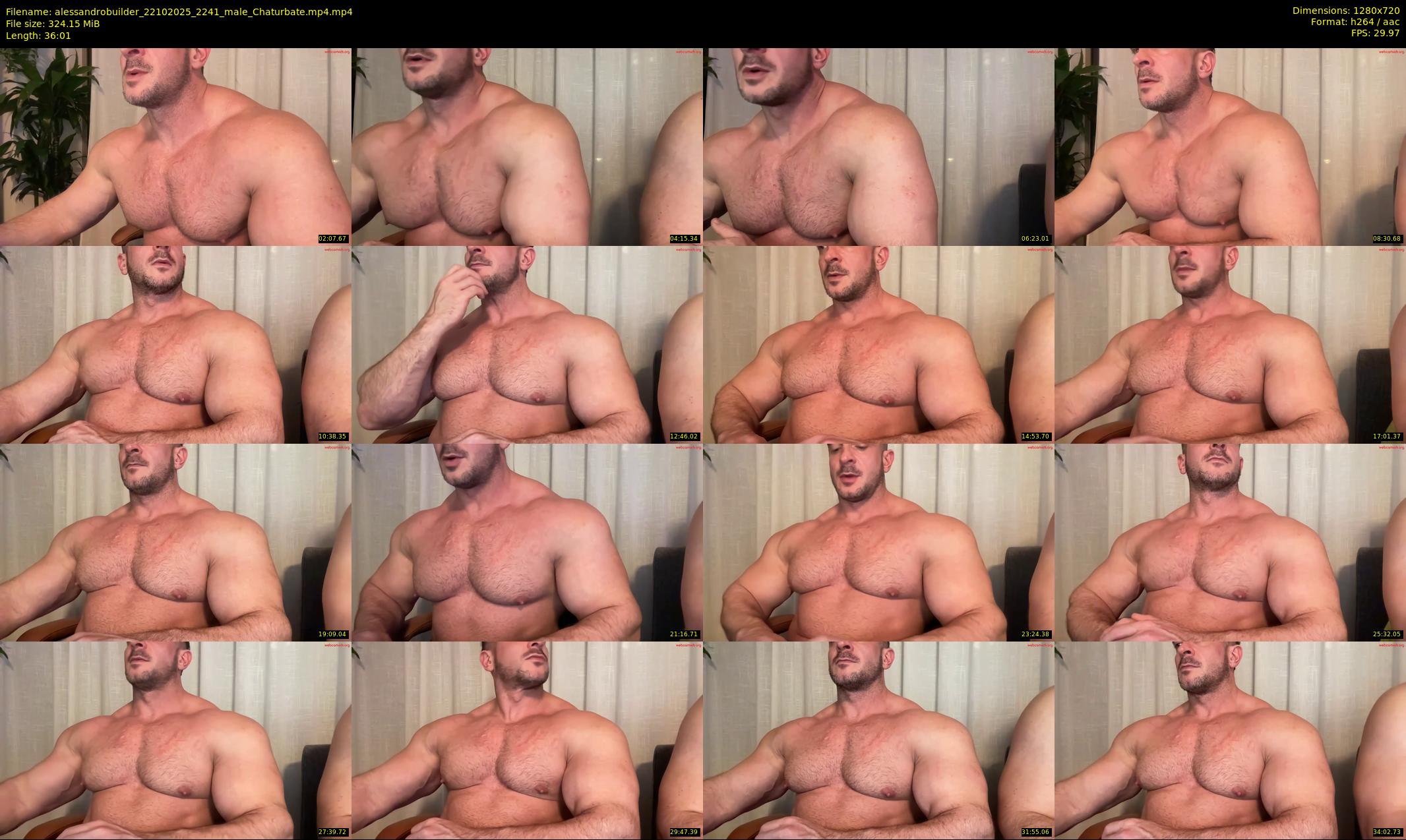 alessandrobuilder — 37 minute Chaturbate couple cam show recording, 720p, Oct 22, 2025