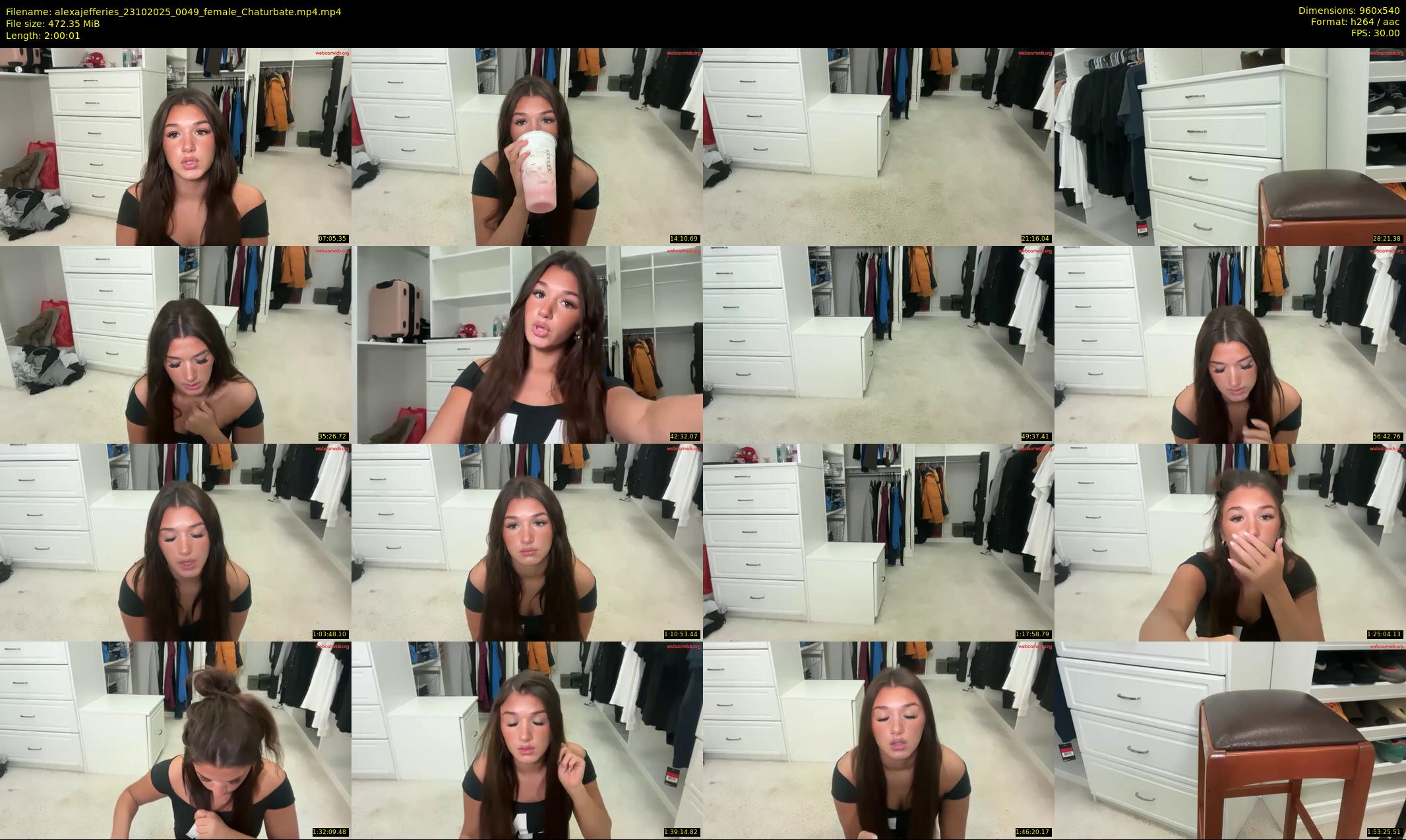 alexajefferies — 121 minute Chaturbate female cam show recording, 480p, Oct 23, 2025