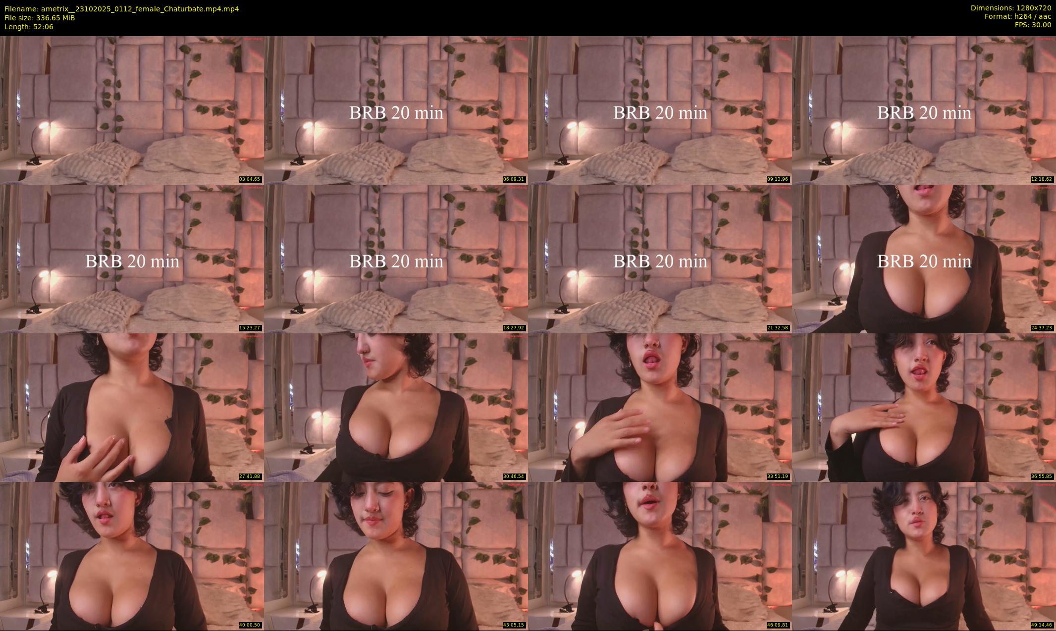 ametrix_ — 53 minute Chaturbate female cam show recording, 720p, Oct 23, 2025