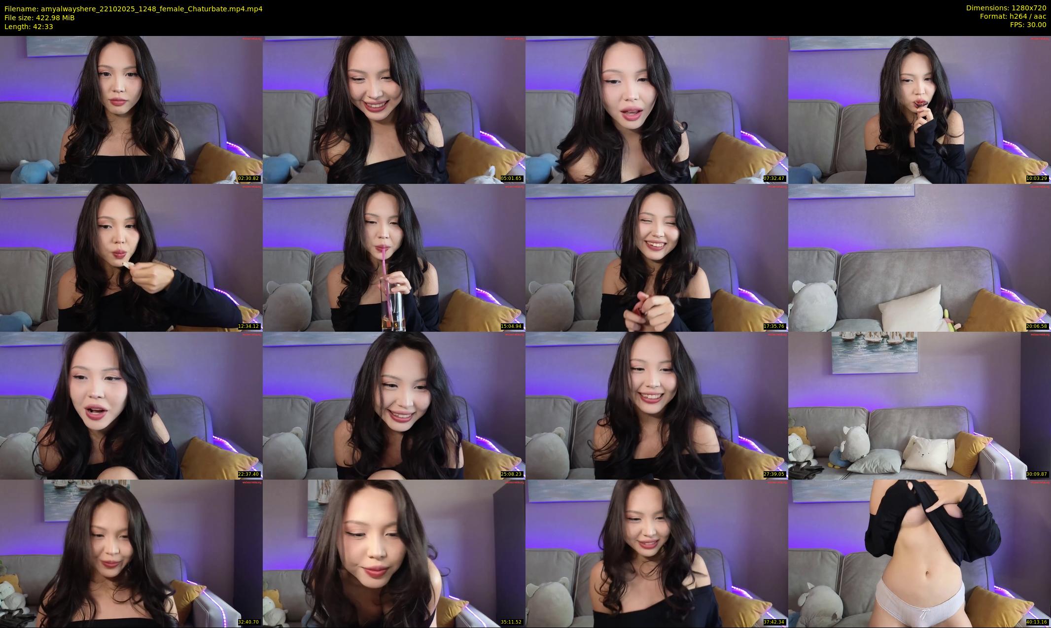 amyalwayshere — 43 minute Chaturbate female cam show recording, 720p, Oct 22, 2025