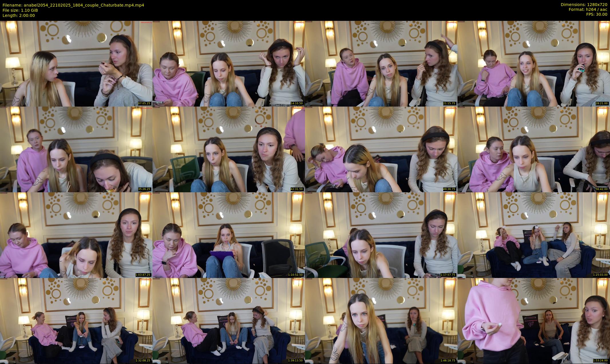 anabel2054 — 120 minute Chaturbate female cam show recording, 720p, Oct 22, 2025