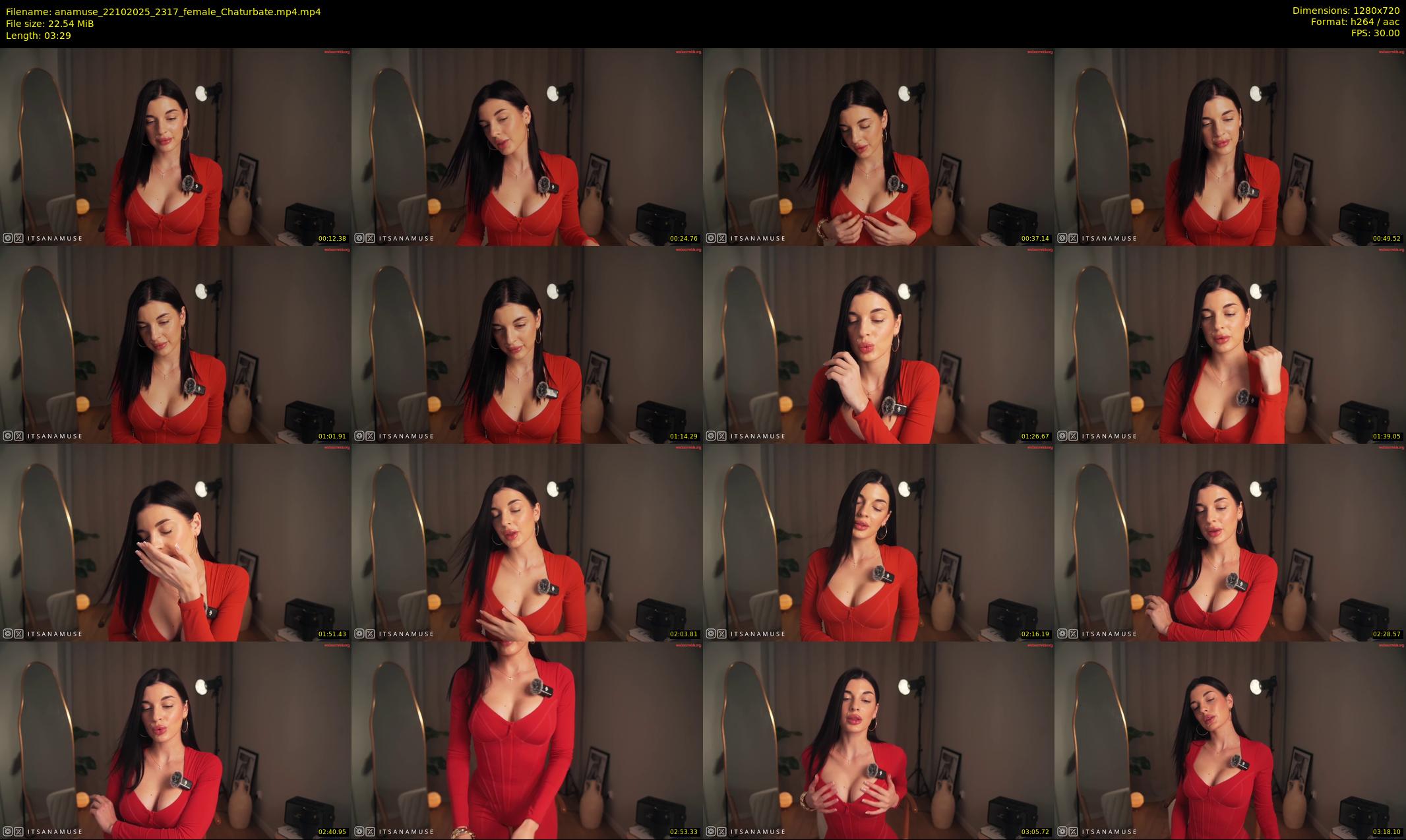 anamuse — 4 minute Chaturbate female cam show recording, 720p, Oct 22, 2025