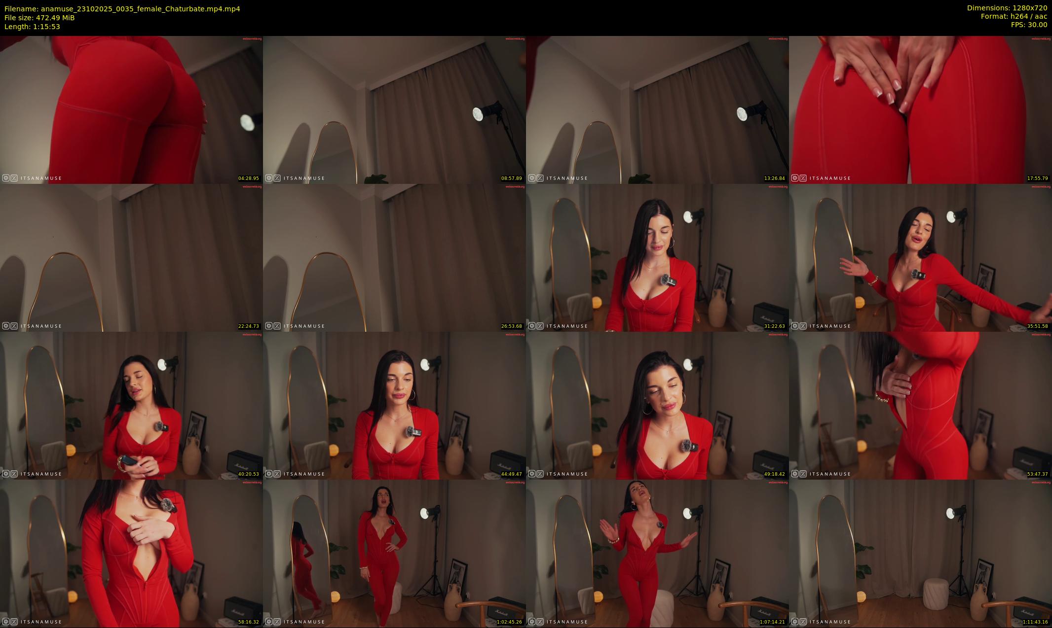 anamuse — 76 minute Chaturbate female cam show recording, 720p, Oct 23, 2025