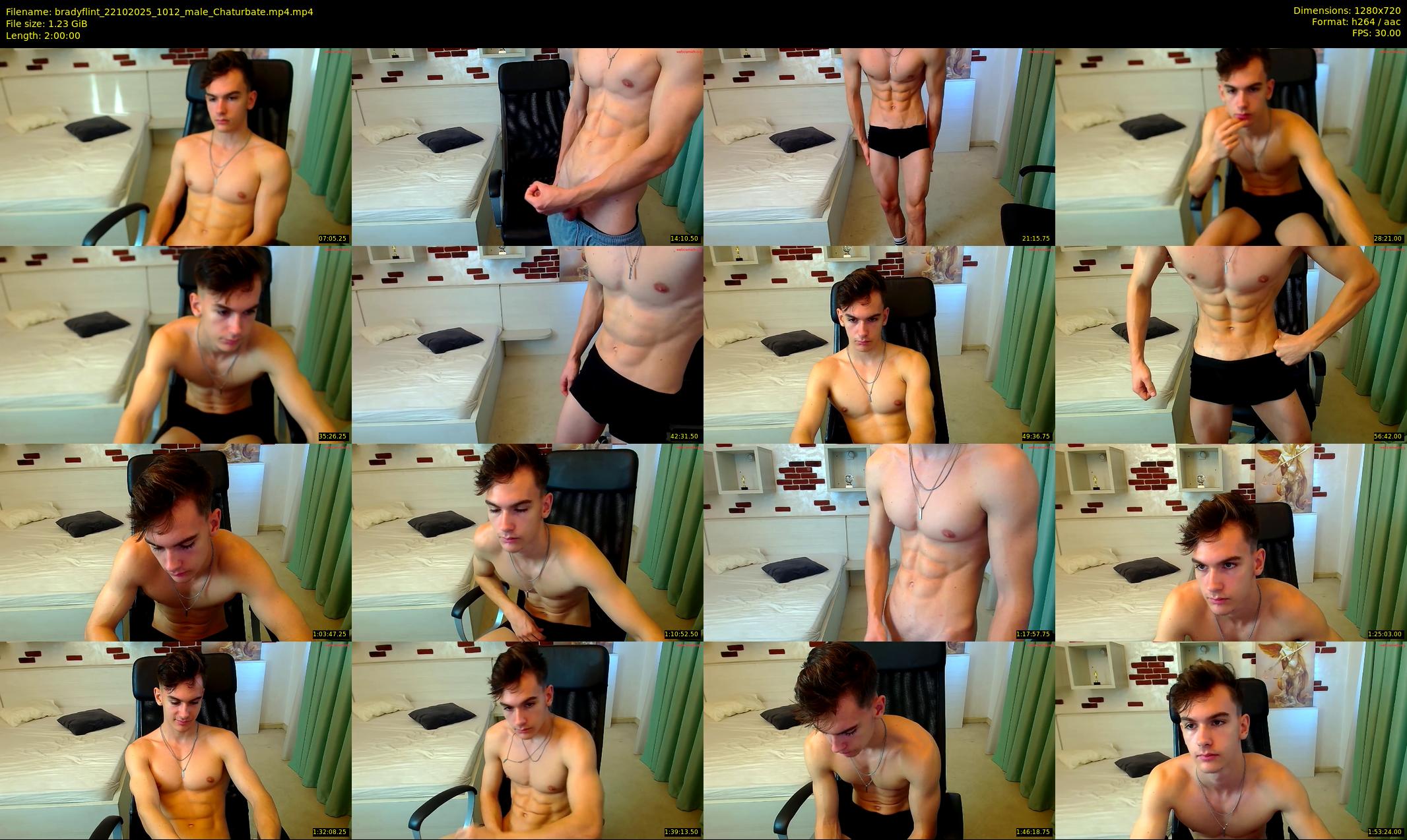 bradyflint — 120 minute Chaturbate male cam show recording, 720p, Oct 22, 2025