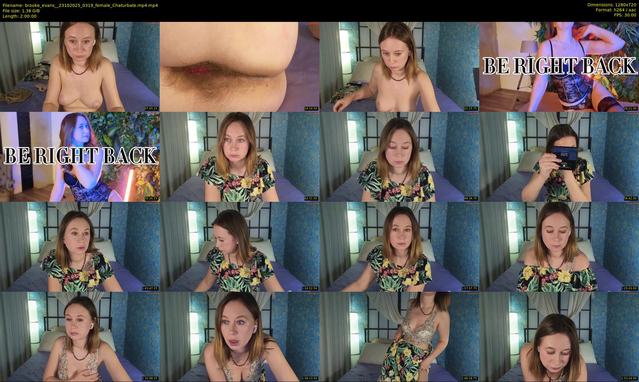brooke_evans_ — 120 minute Chaturbate female cam show recording, 720p, Oct 23, 2025