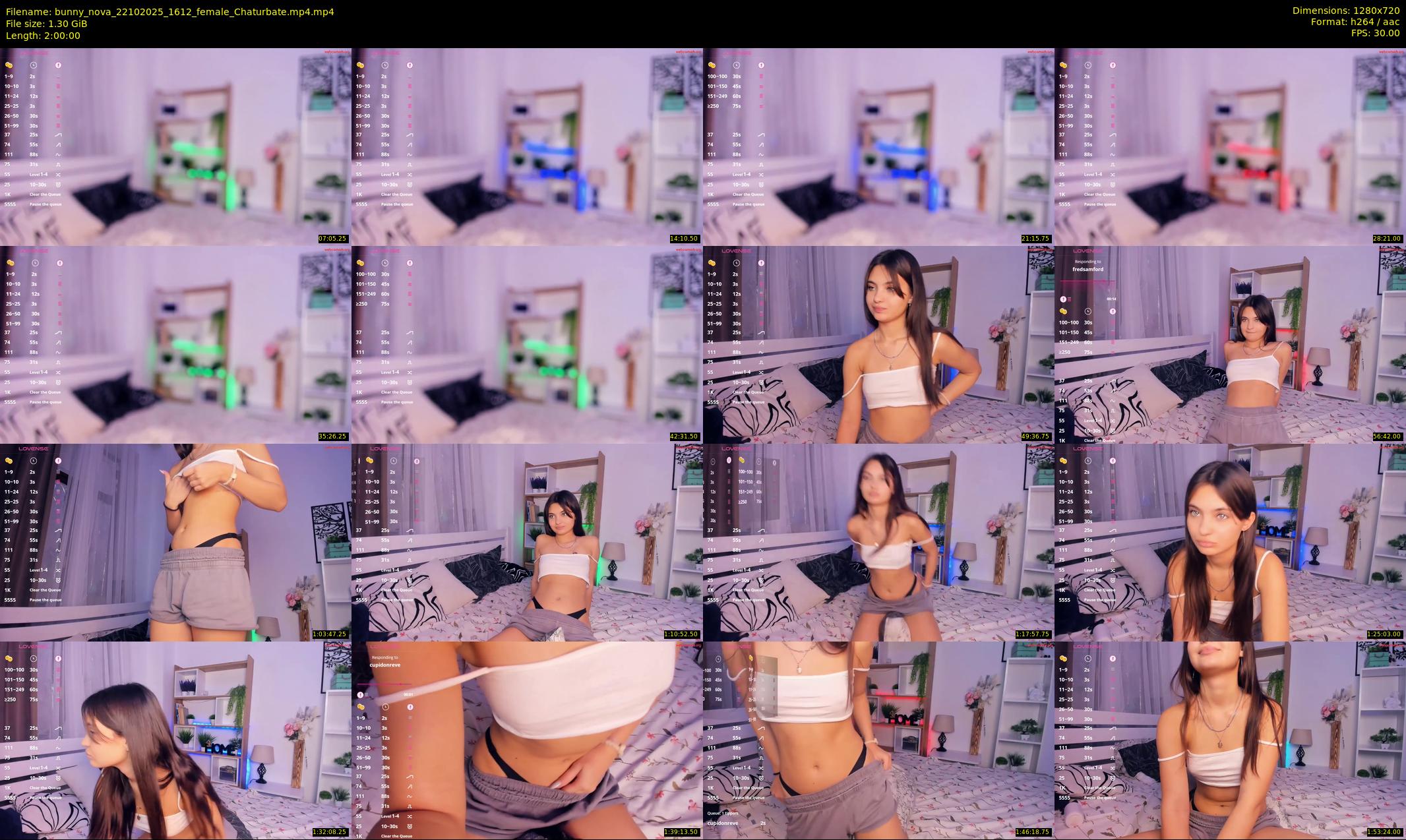 bunny_nova — 120 minute Chaturbate female cam show recording, 720p, Oct 22, 2025