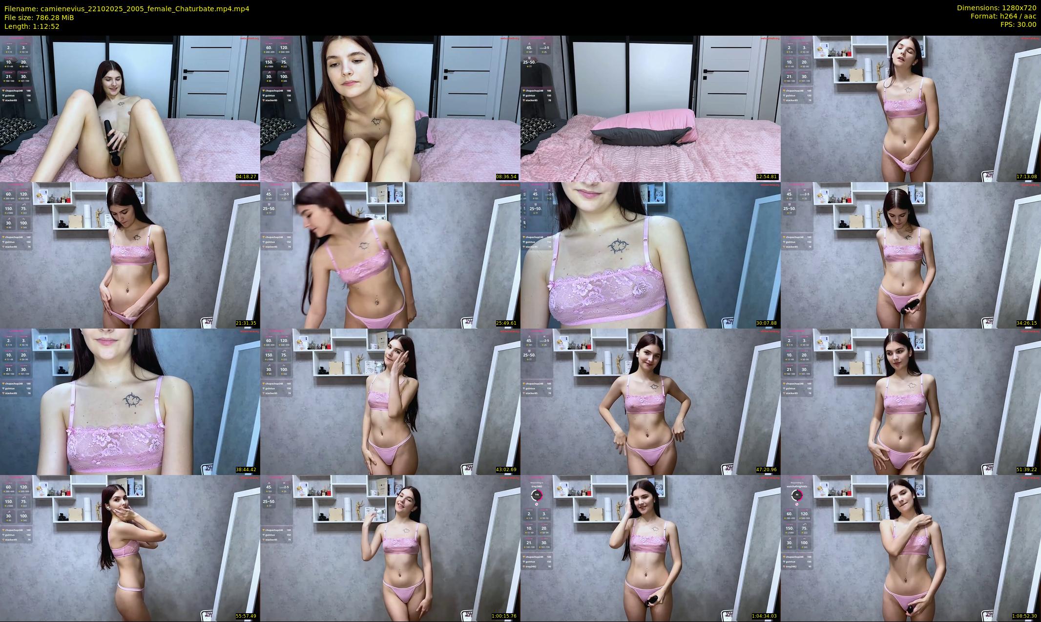 camienevius — 73 minute Chaturbate female cam show recording, 720p, Oct 22, 2025